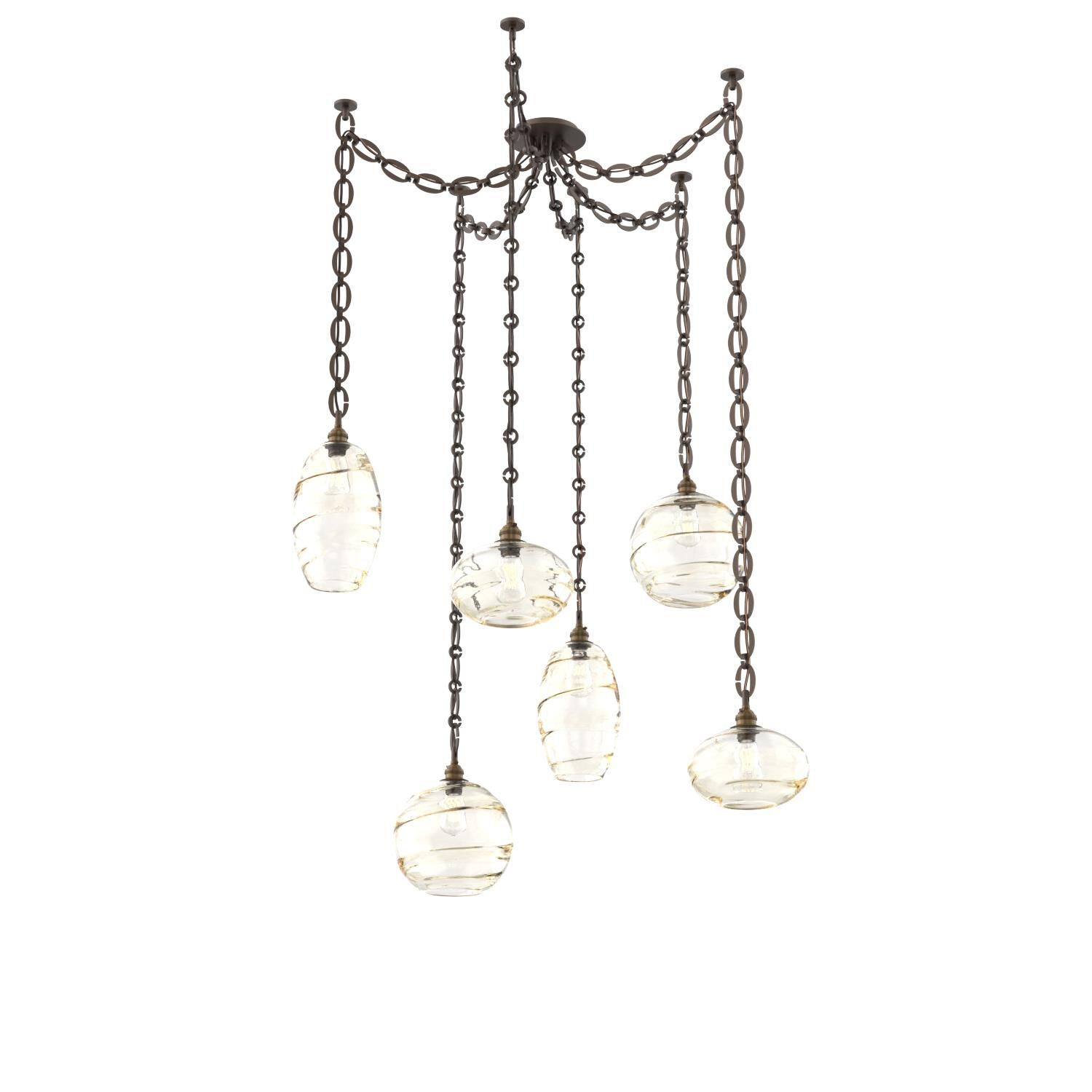Levi Wilson Misto 16 Inch Multi Pendant Light by Hammerton Studio