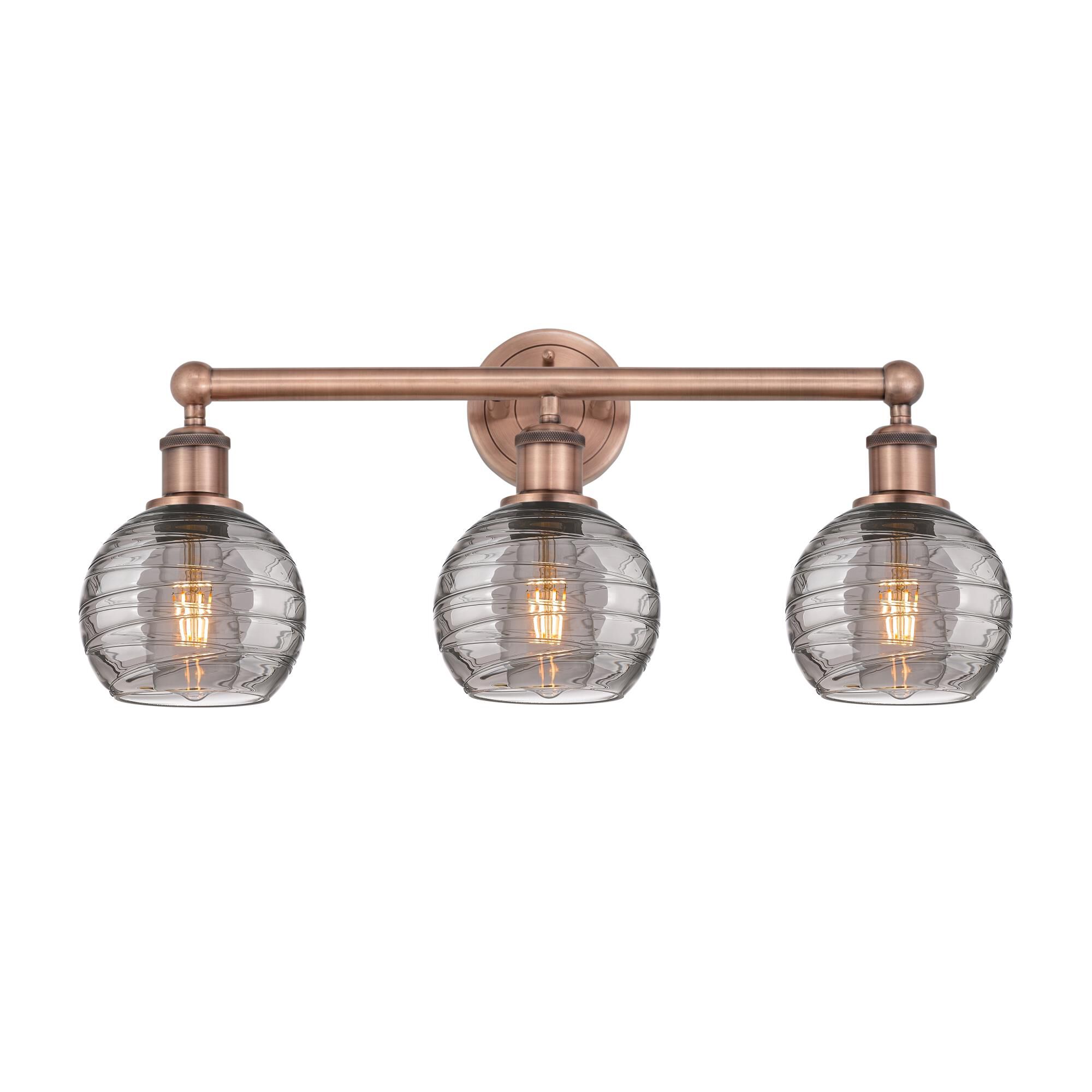 Bruno Marashlian Athens Deco Swirl 24 Inch 3 Light Bath Vanity Light by Innovations Lighting