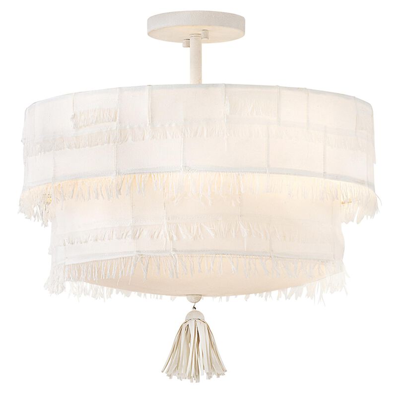 Baya 18 Inch 4 Light Semi Flush Mount by Hinkley