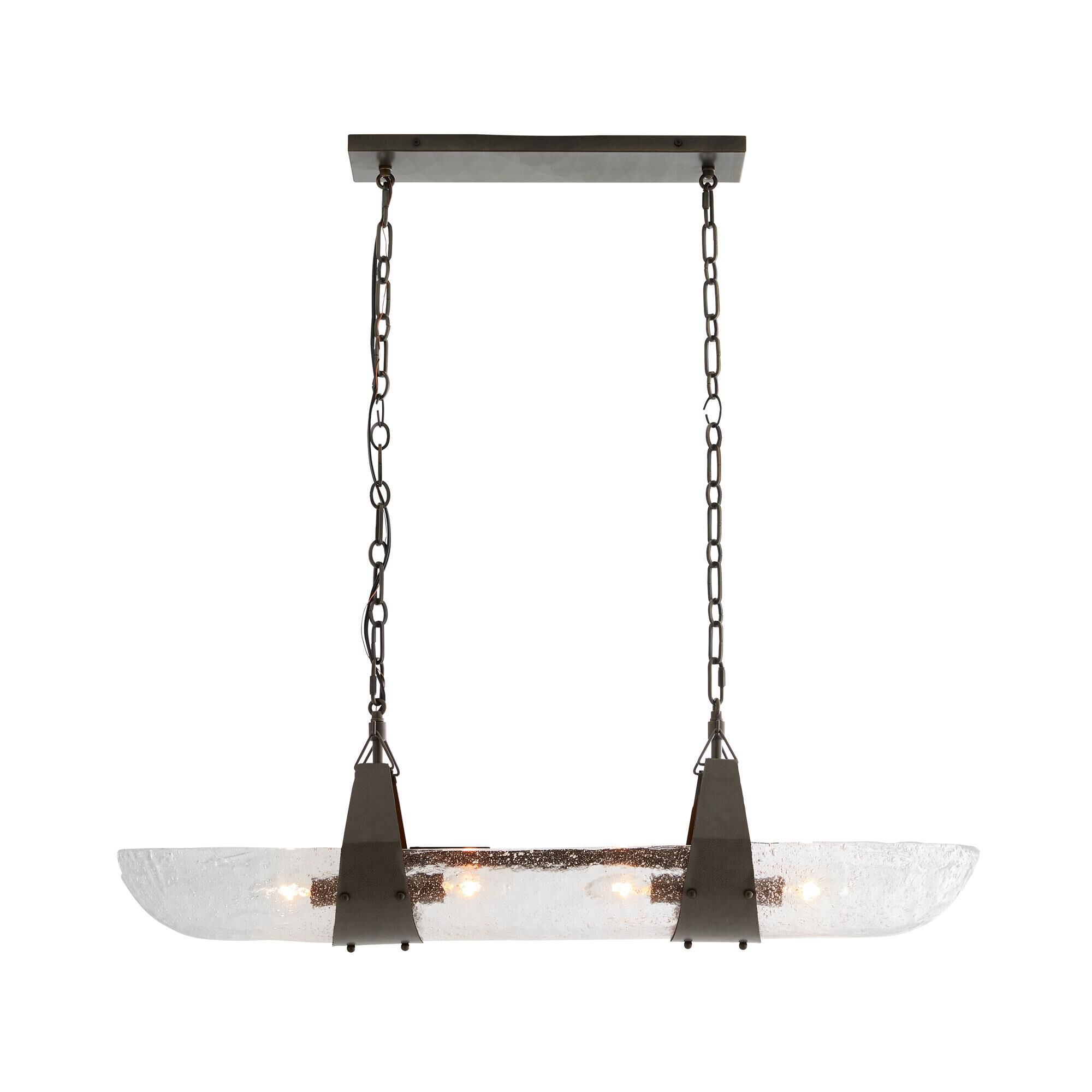 Mykonos 37 Inch 4 Light Linear Suspension Light by Arteriors Home