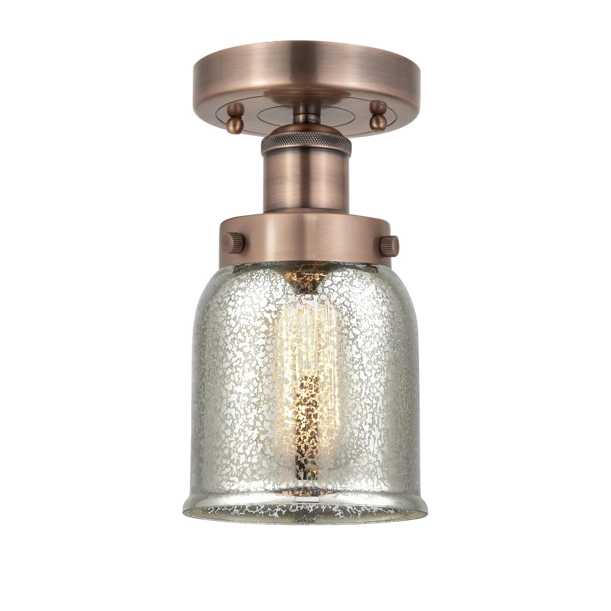 Bruno Marashlian Bell 6 Inch 1 Light Semi Flush Mount by Innovations Lighting
