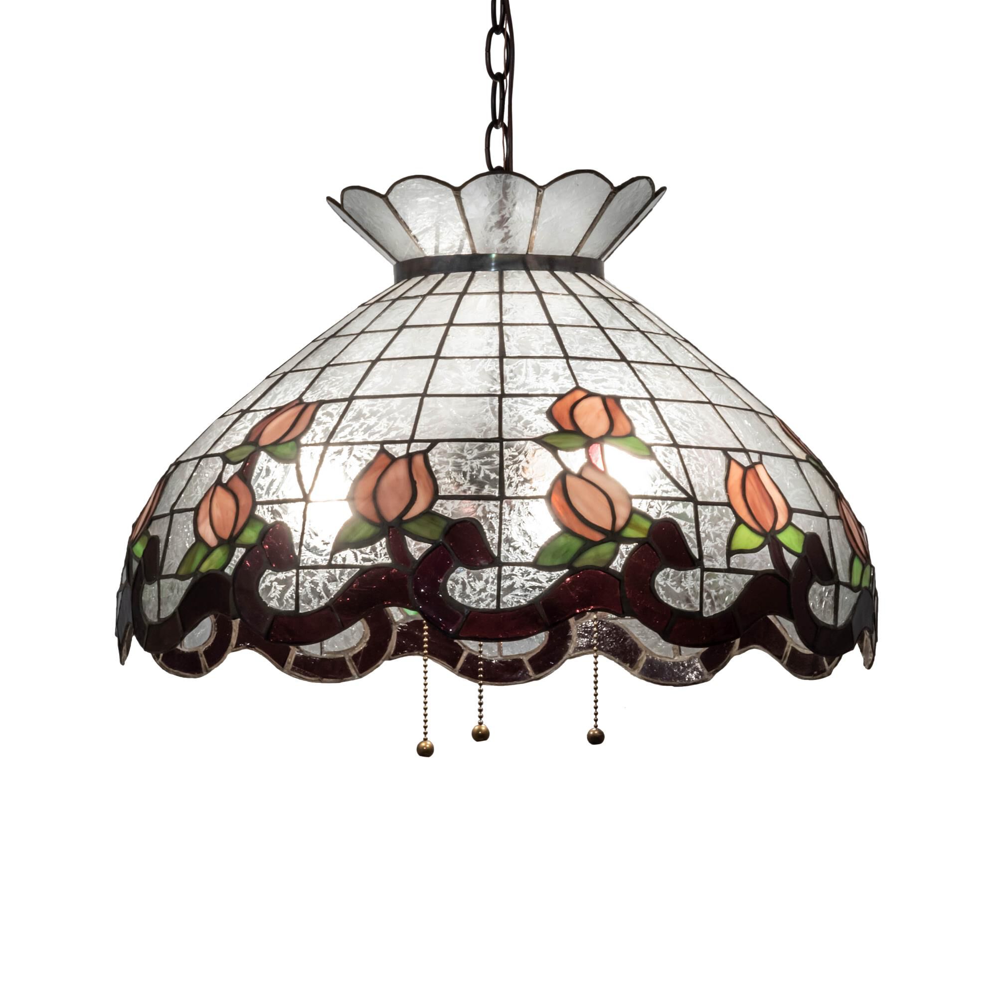 Roseborder 20 Inch Large Pendant by Meyda Lighting