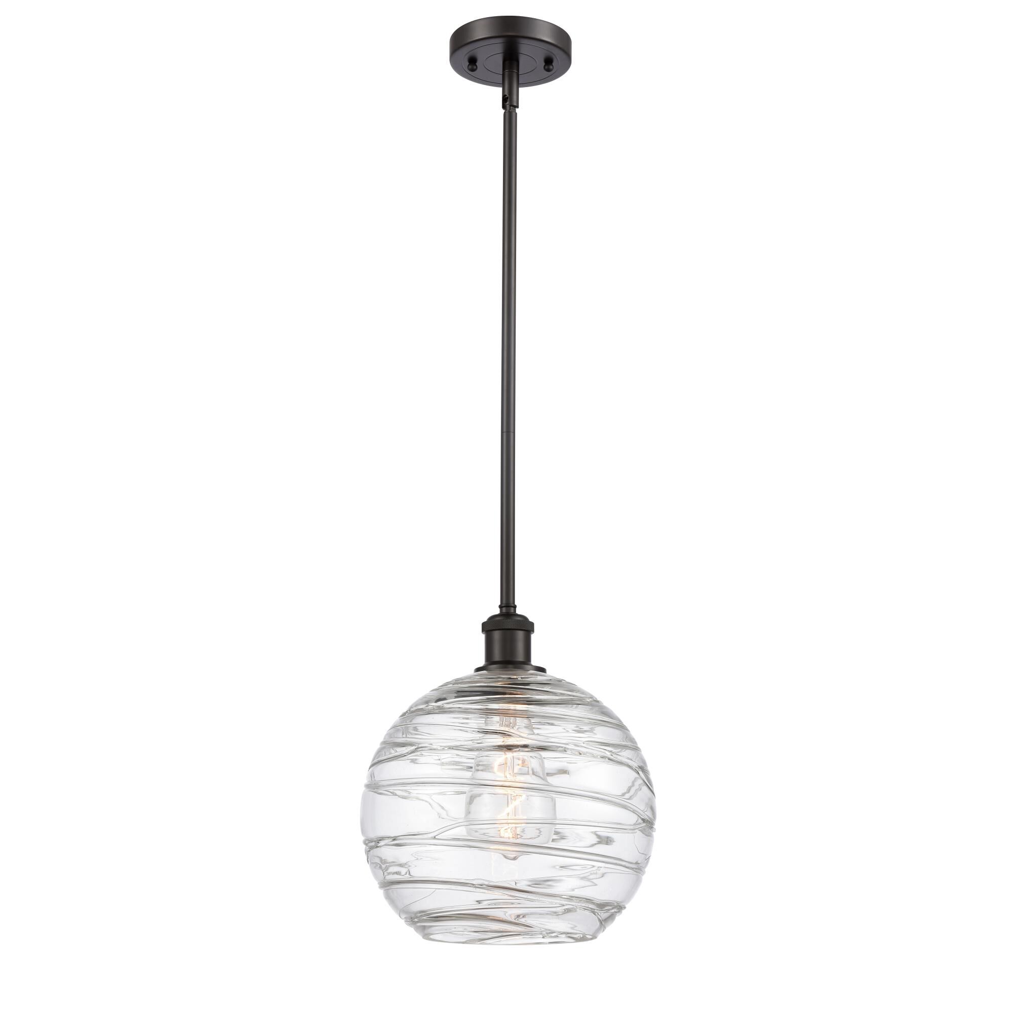 Bruno Marashlian Athens Deco Swirl 10 Inch Mini Pendant by Innovations Lighting