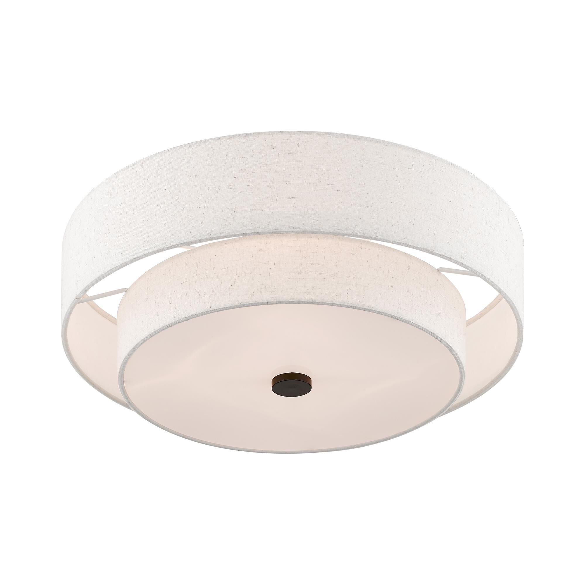Monroe 18 Inch Semi Flush Mount by Livex Lighting