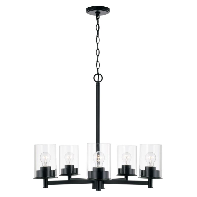Mason 26 Inch 5 Light Chandelier by Homeplace by Capital Lighting Fixture Company