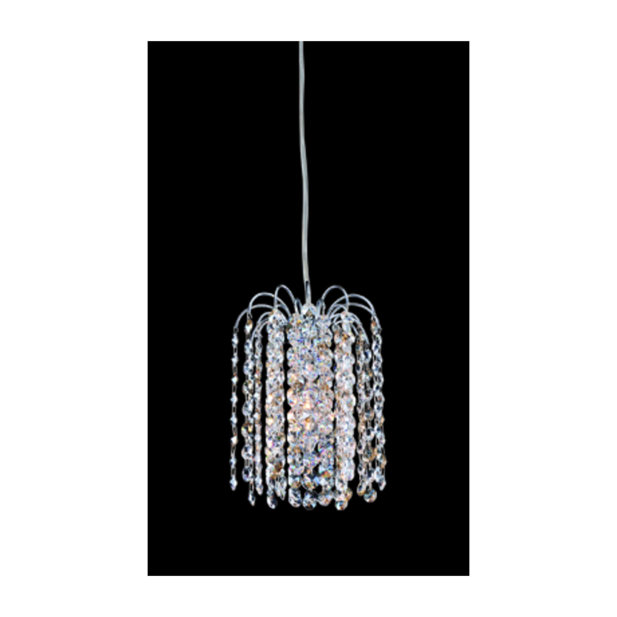 Shown in Chrome finish and Firenze Fleet Argentine Mix crystal