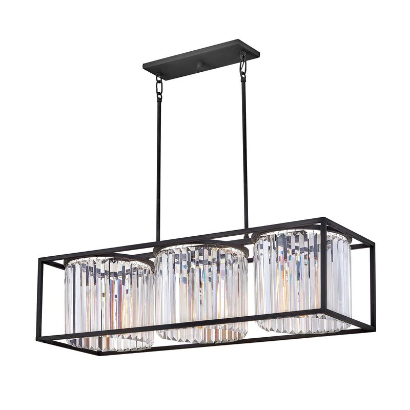Giada Small Linear Chandelier by Hinkley
