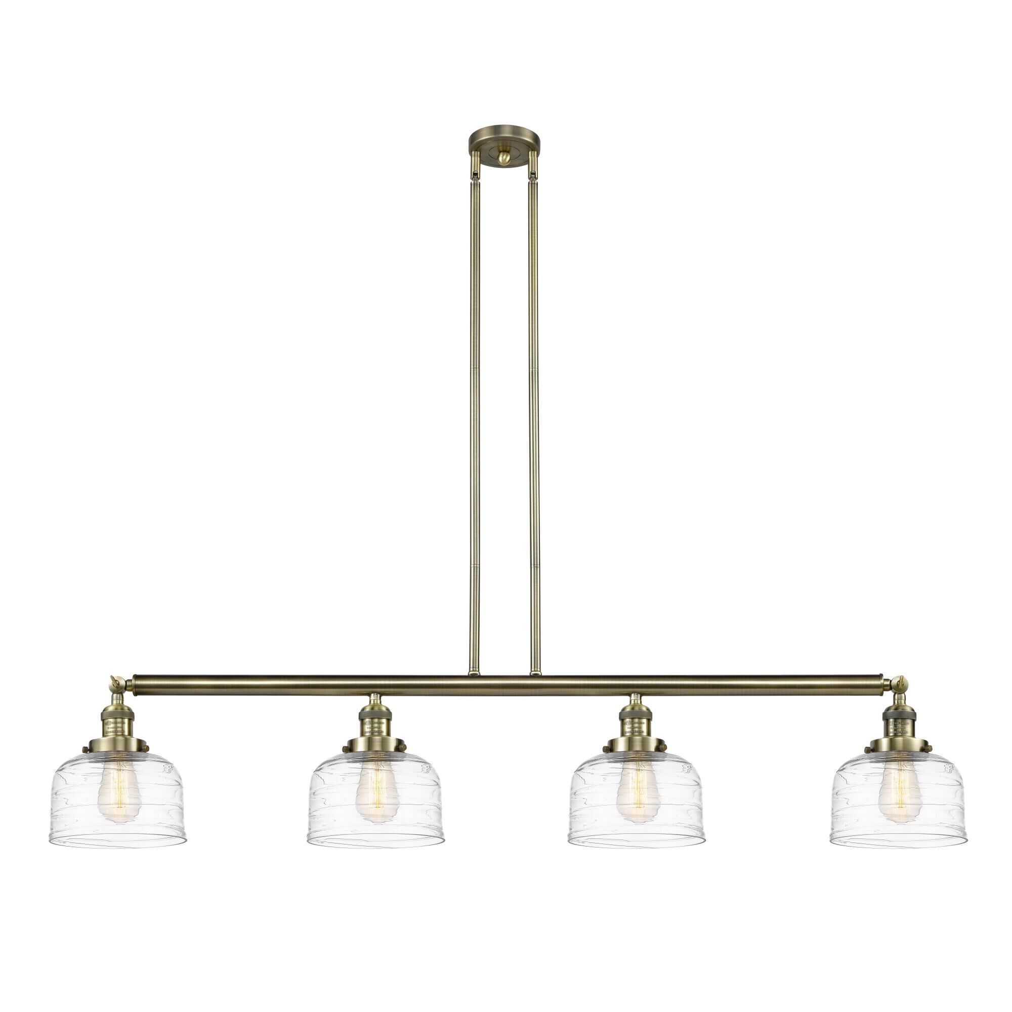 Bruno Marashlian Bell 52 Inch 4 Light Linear Suspension Light by Innovations Lighting