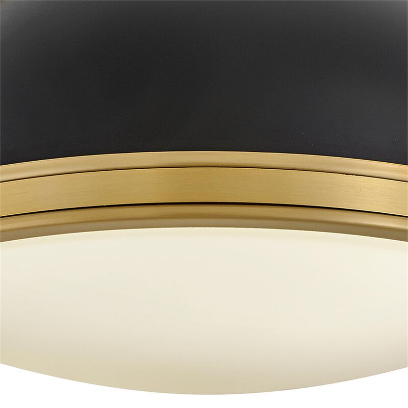Barton 14 Inch 2 Light Flush Mount by Hinkley
