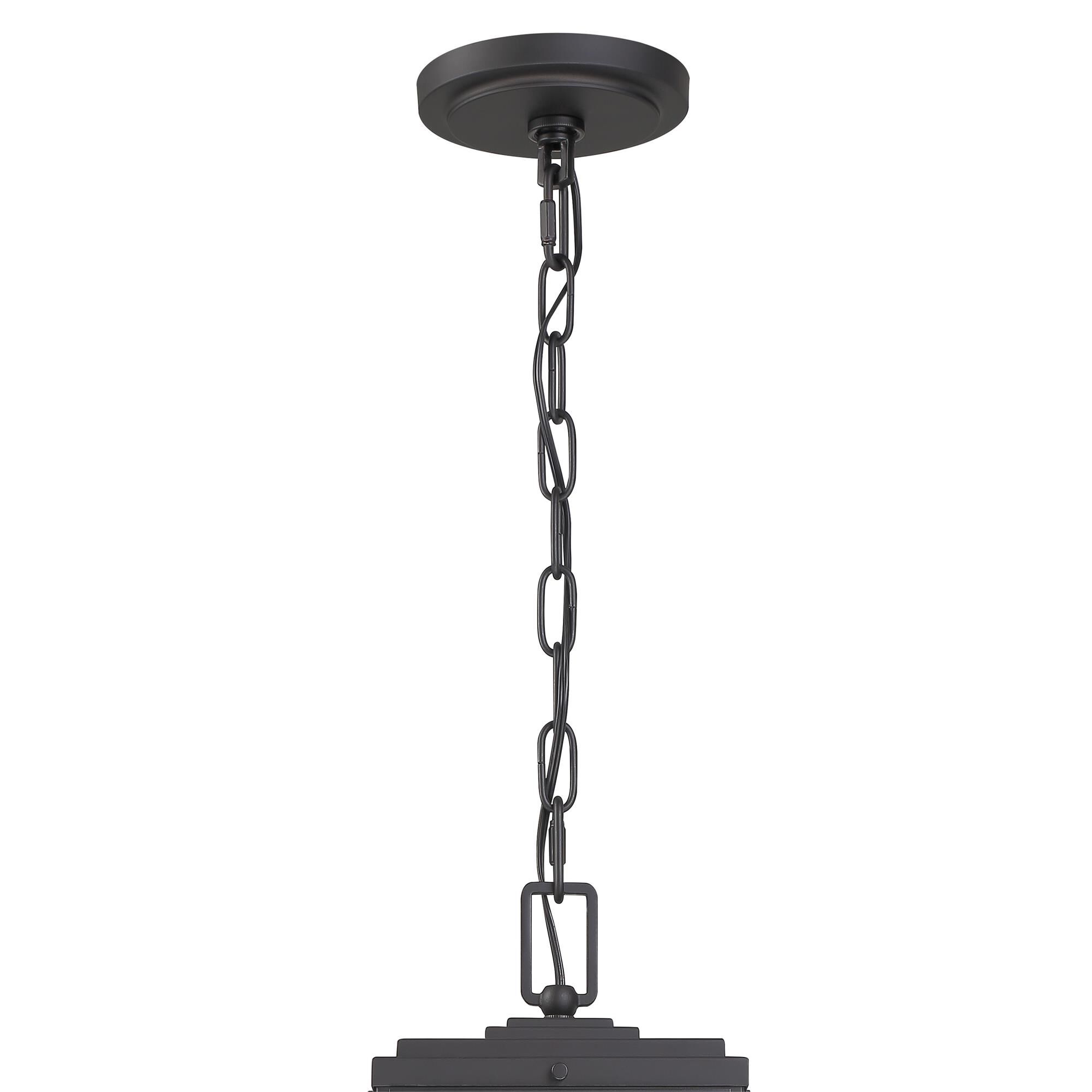 Shown in Matte Black finish and Clear glass and Clear Glass shade