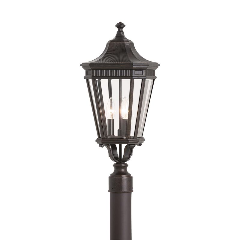 Cotswold Lane 22 Inch Tall 3 Light Outdoor Post Lamp by Generation Lighting