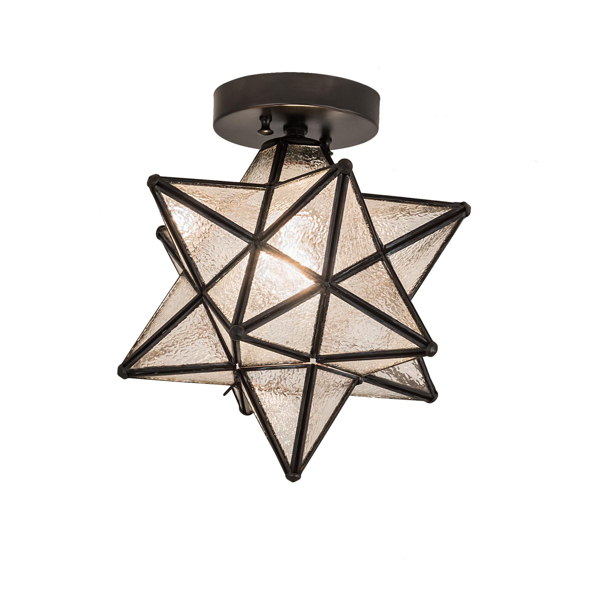 12 Inch 1 Light Flush Mount by Meyda Lighting