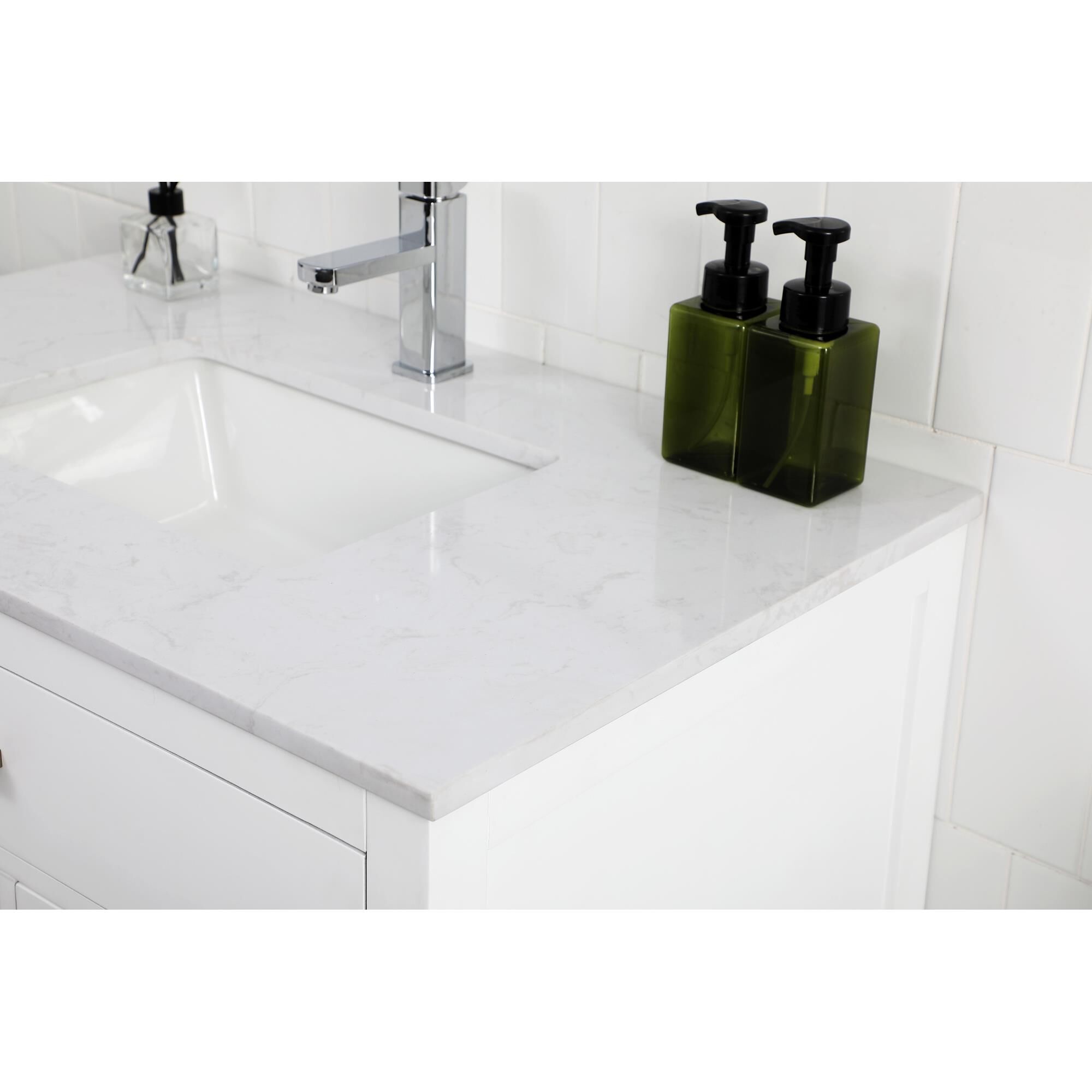 Shown in White finish