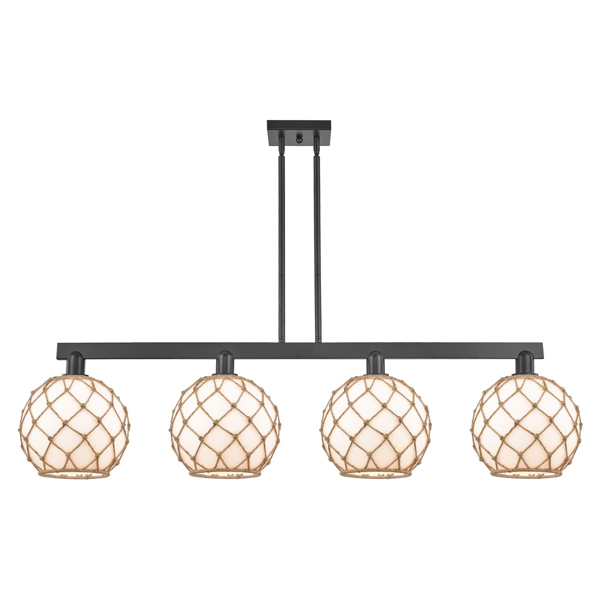 Bruno Marashlian Farmhouse Rope 53 Inch Linear Suspension Light by Innovations Lighting