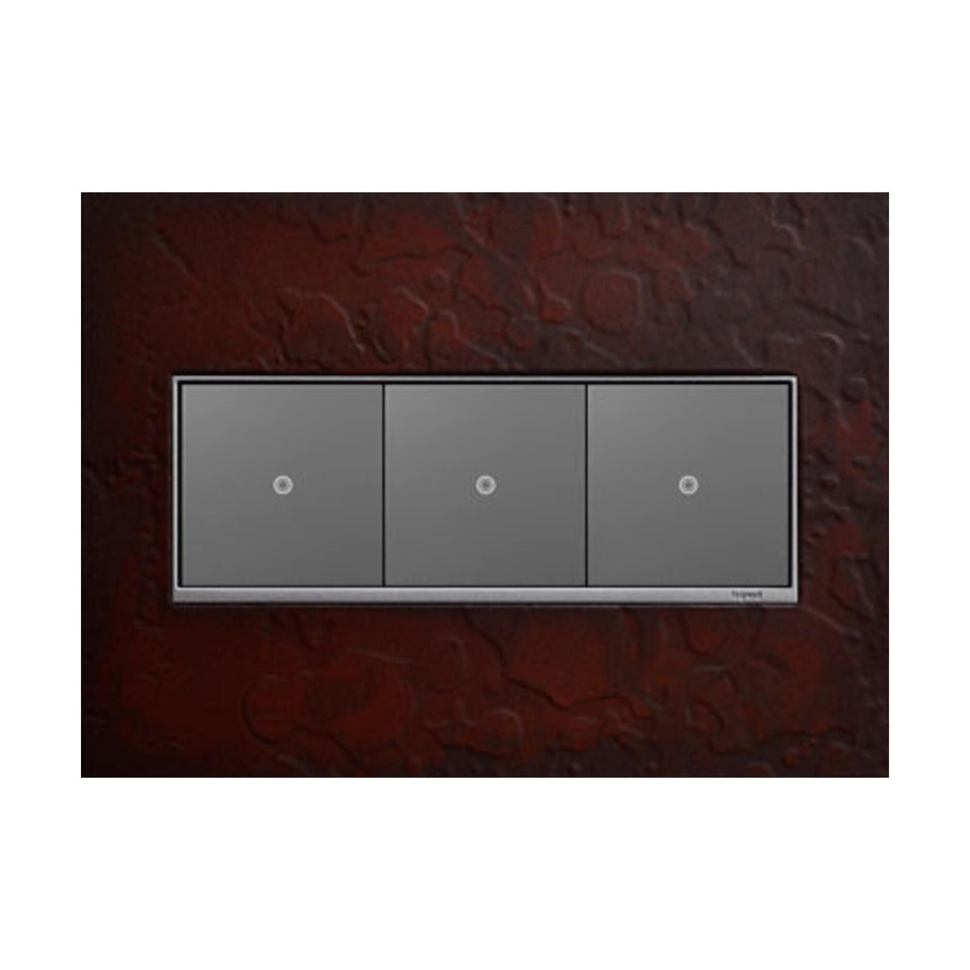 adorne Hubbardton Forge 3 Gang Wall Plate by Legrand