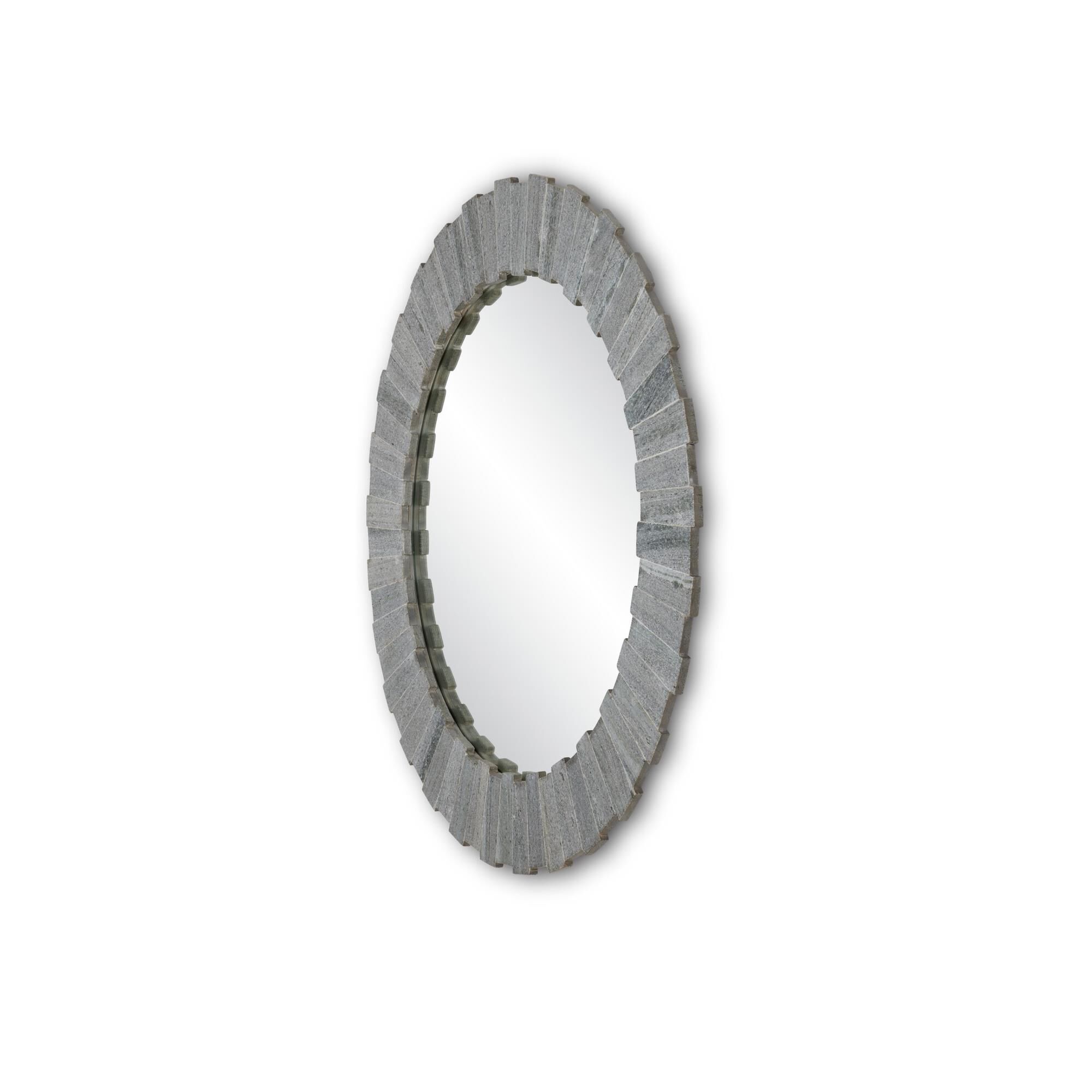 Dario Round Mirror Decorative Mirrors by Currey and Company