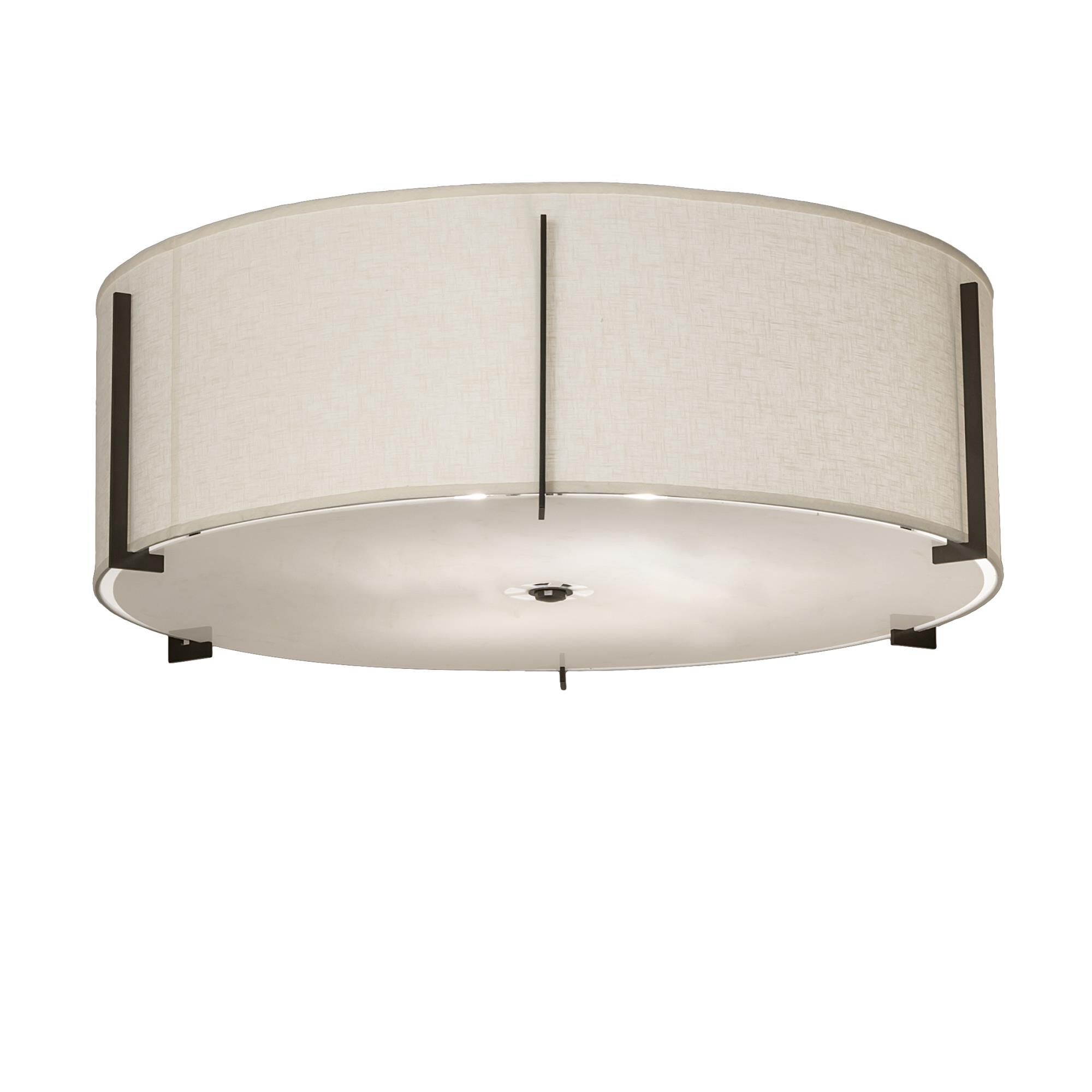 Shown in Timeless Bronze finish and White glass