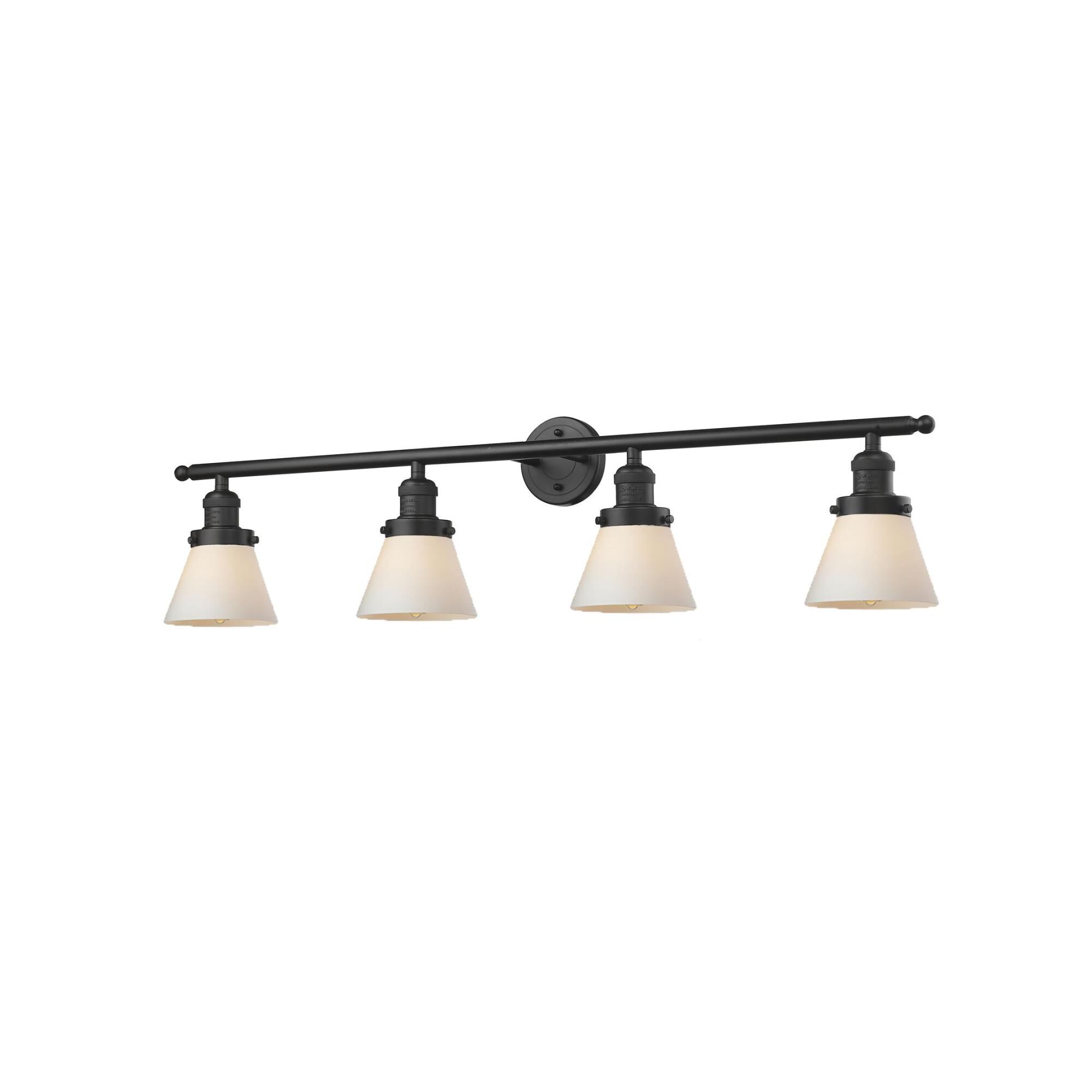Bruno Marashlian Small Cone 42 Inch 4 Light Bath Vanity Light by Innovations Lighting
