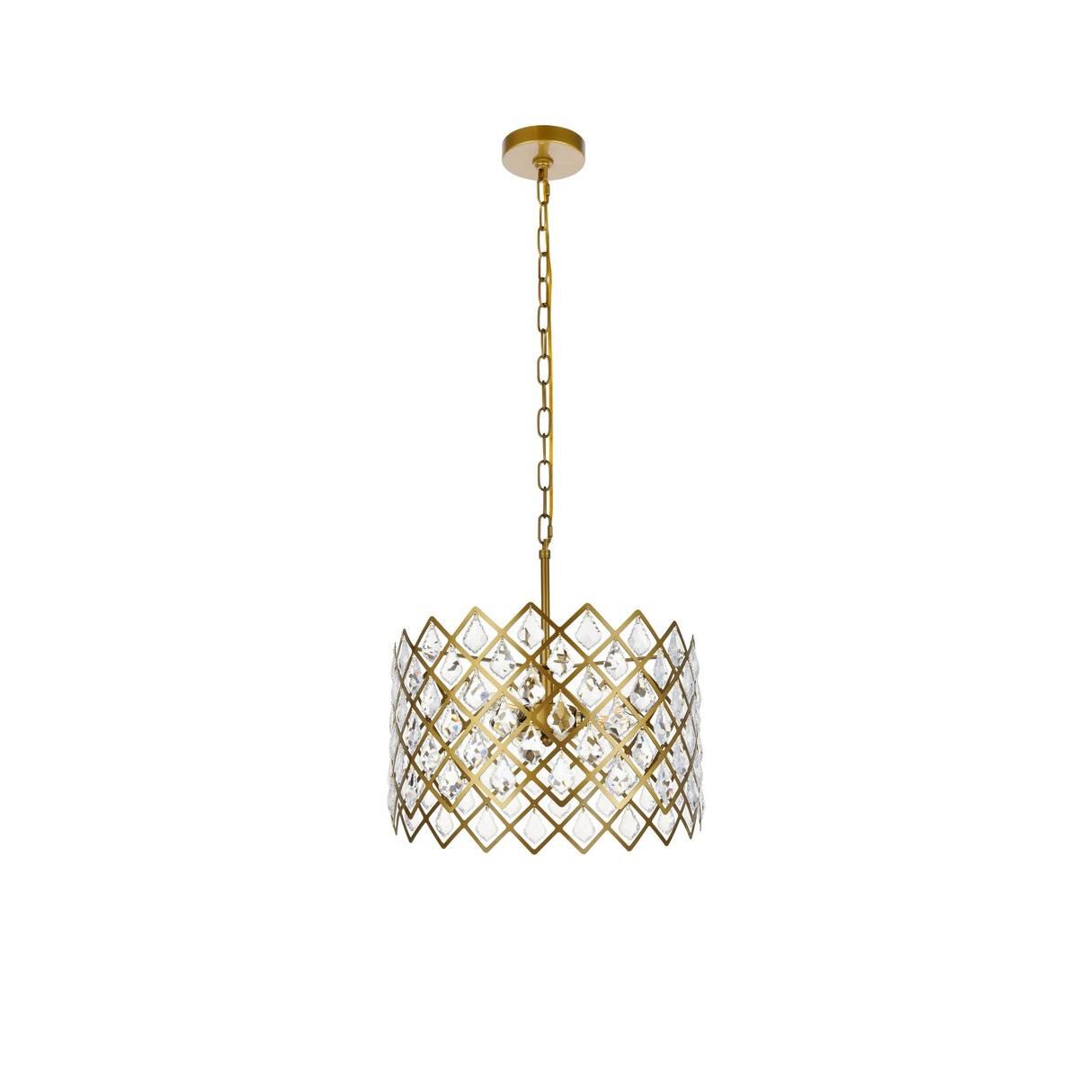 Lyla 16 Inch Large Pendant by Elegant Lighting