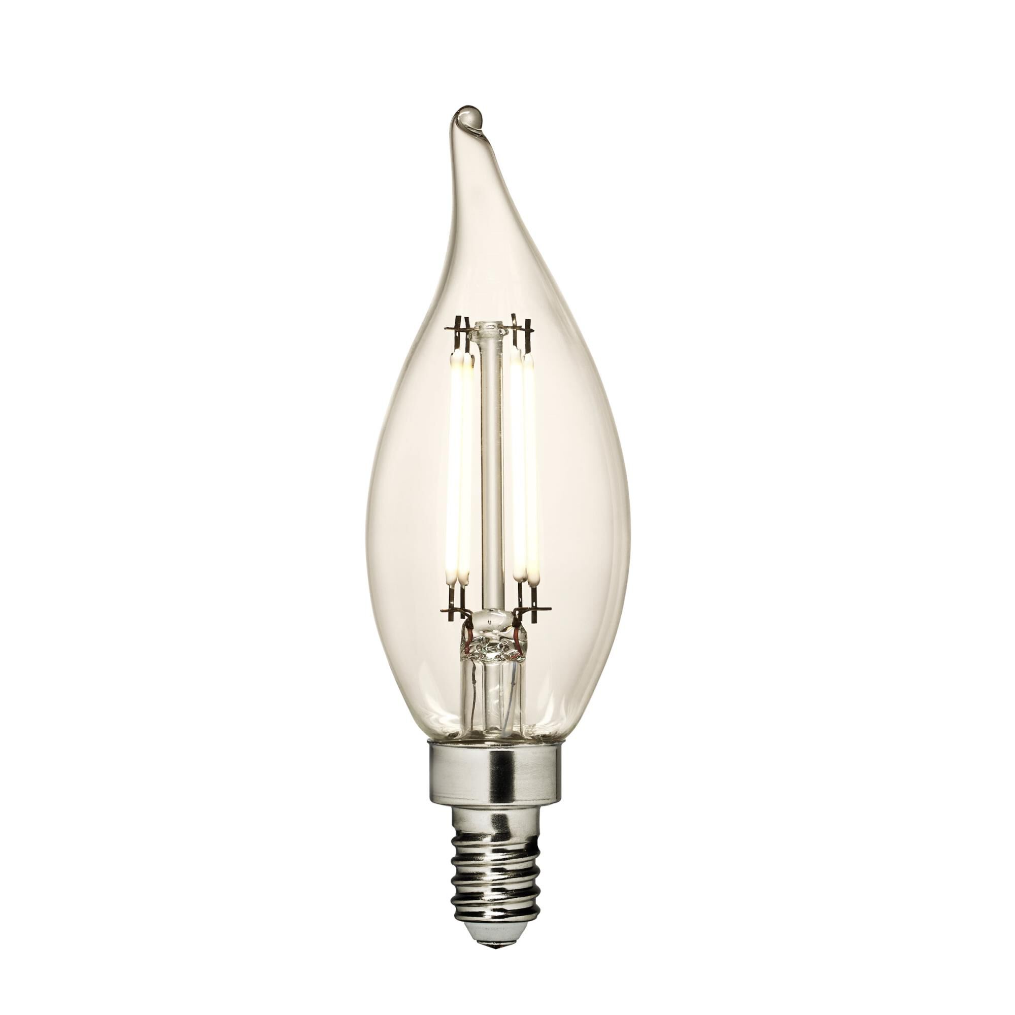 Dimmable 4 Watt 2700K Candle Shaped LED Light Bulb by Visual Comfort Studio Collection