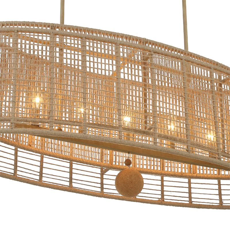 Jayna Medium Linear Chandelier by Crystorama