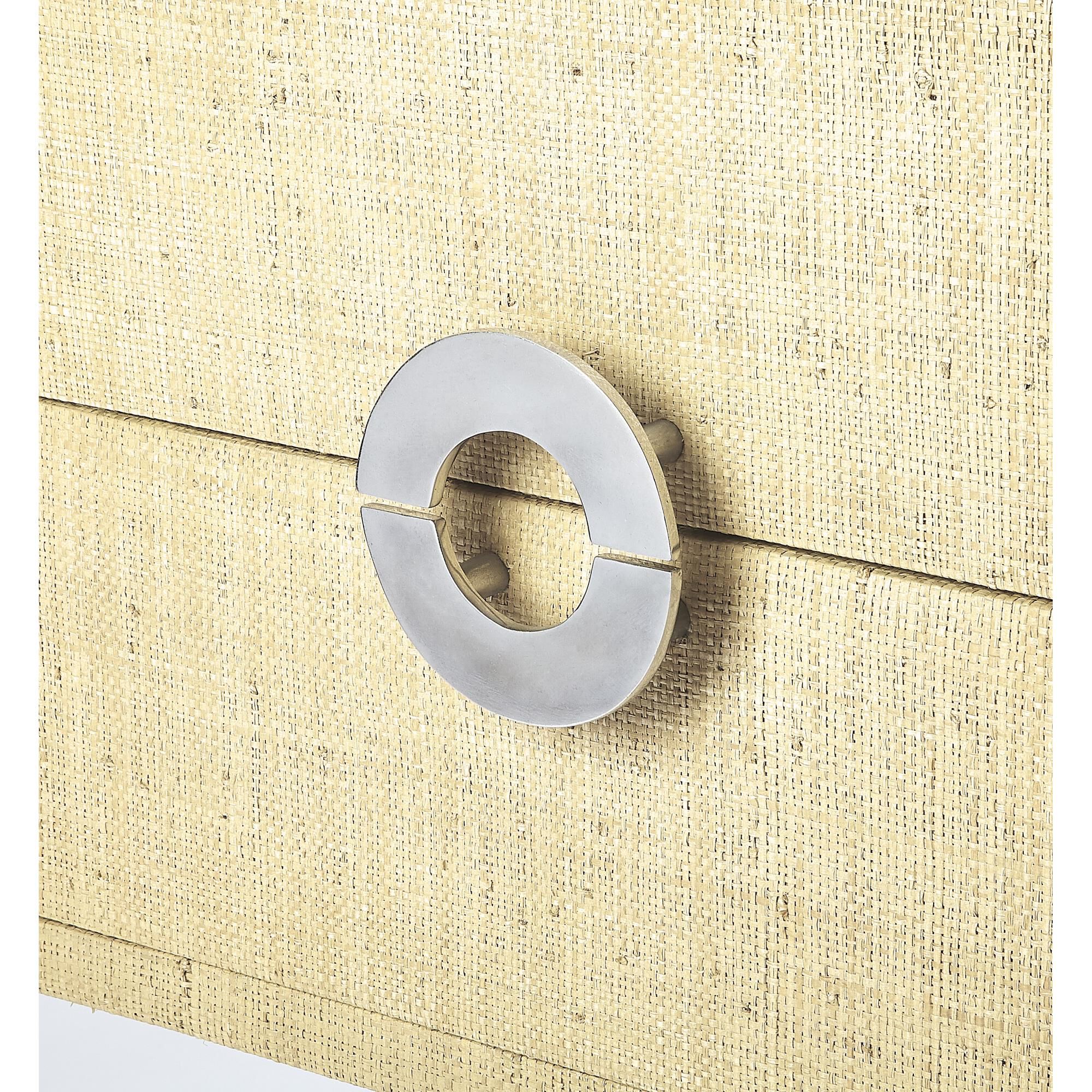 Shown in Cream Raffia finish