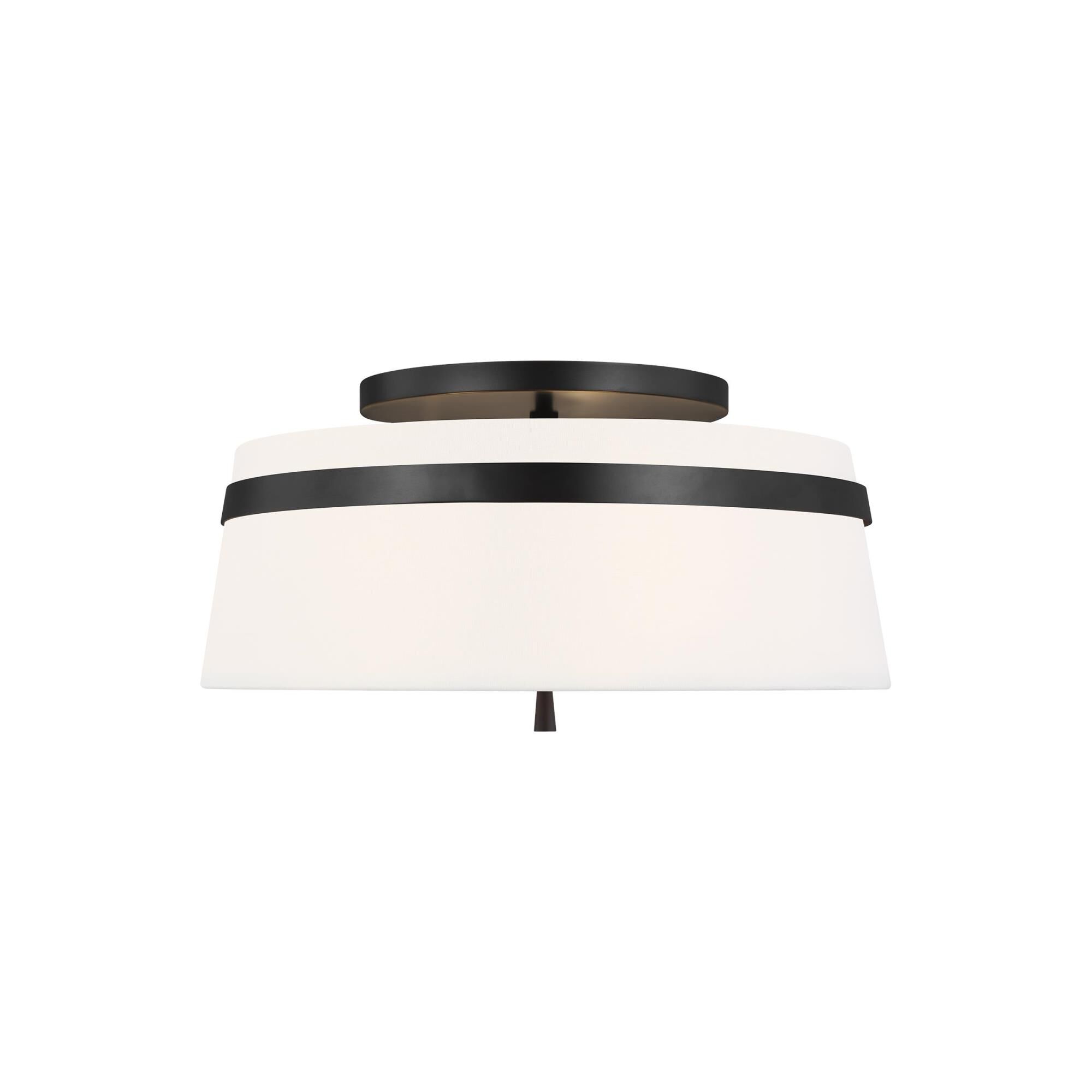 Alexa Hampton Cordtlandt 3 Light Semi Flush Mount by Visual Comfort Studio Collection