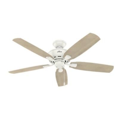 Amberlin 52 Inch Ceiling Fan with Light Kit by Hunter Fan