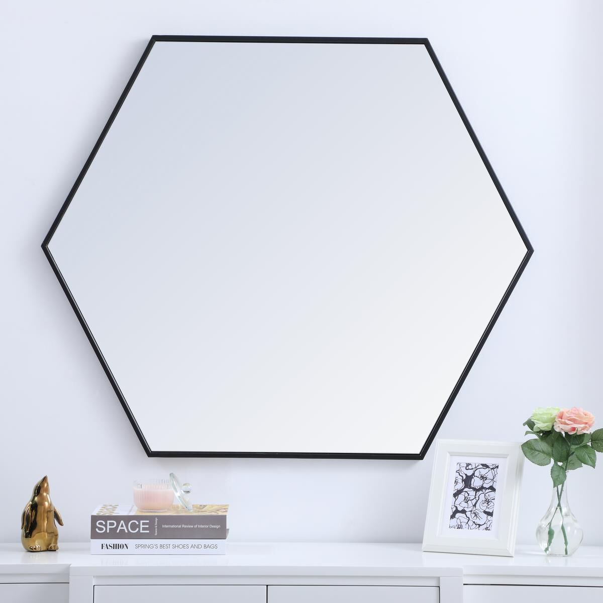 Shown in Black finish