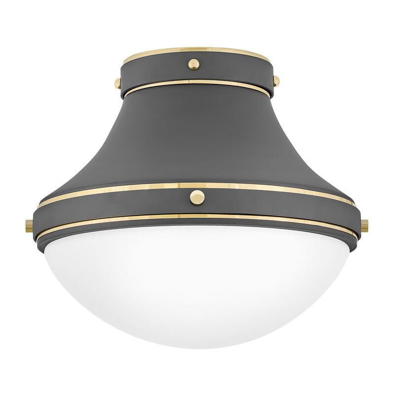 Oliver 14 Inch Flush Mount by Hinkley