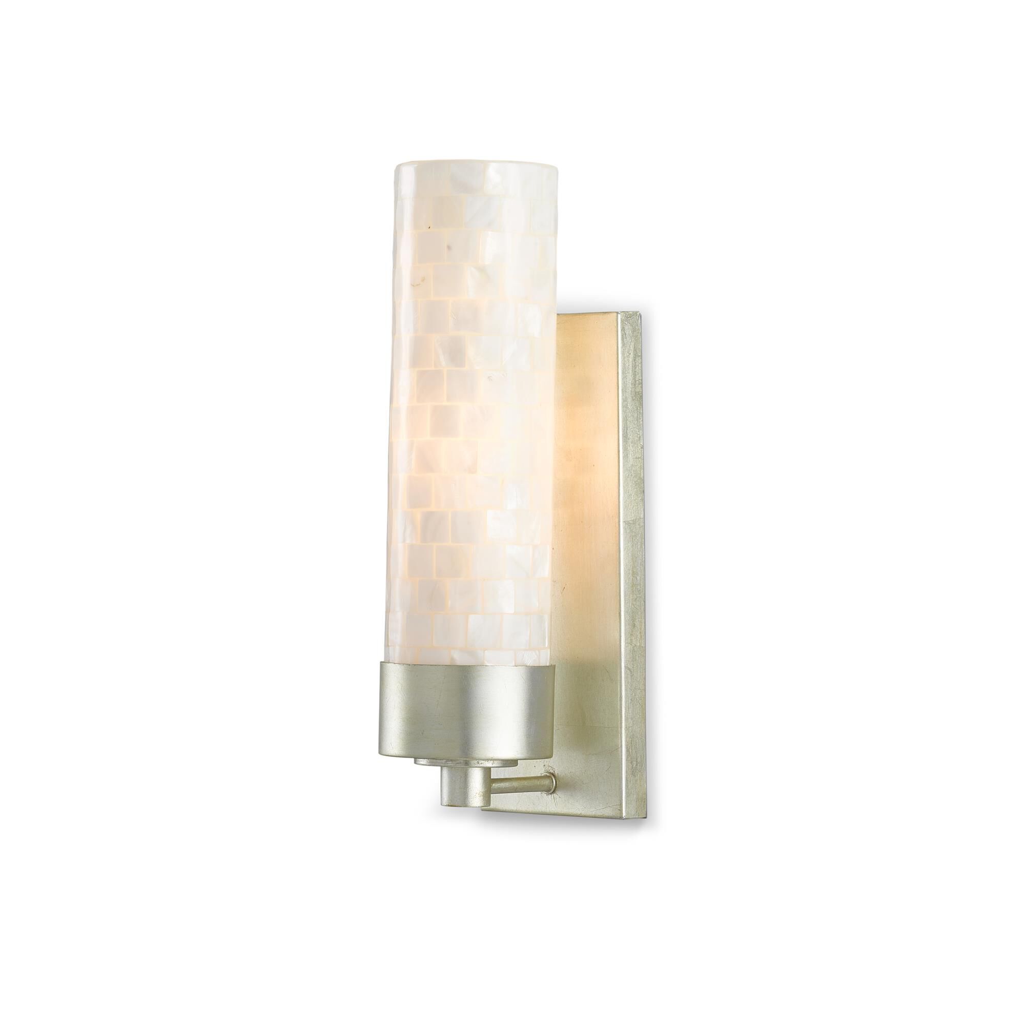 Shown in Pearl - Silver Leaf finish
