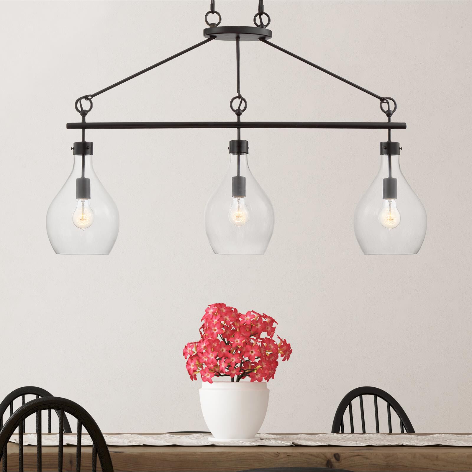 Pulaski 42 Inch 3 Light Linear Suspension Light by Savoy House