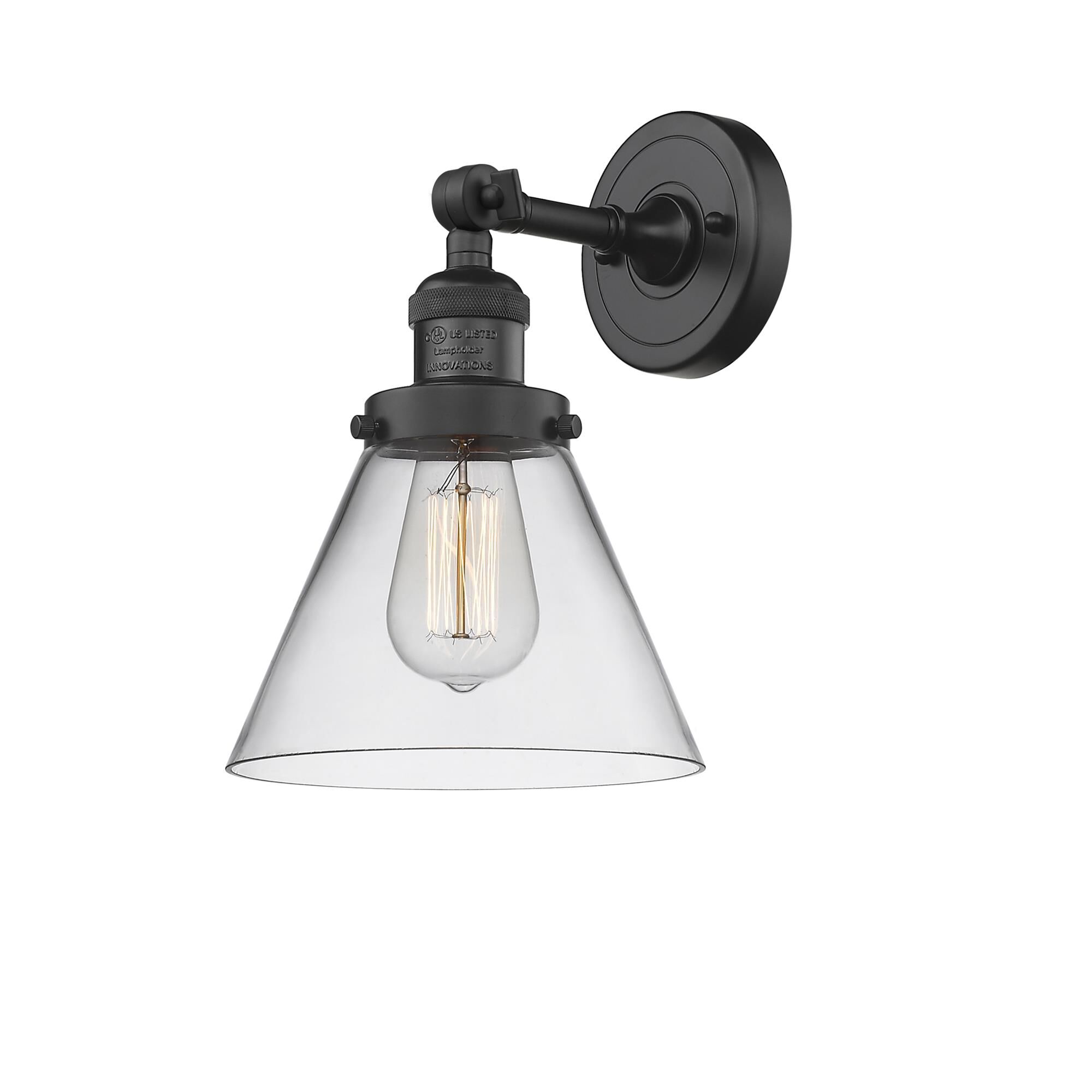 Bruno Marashlian Large Cone 7 Inch 1 Light Semi Flush Mount by Innovations Lighting
