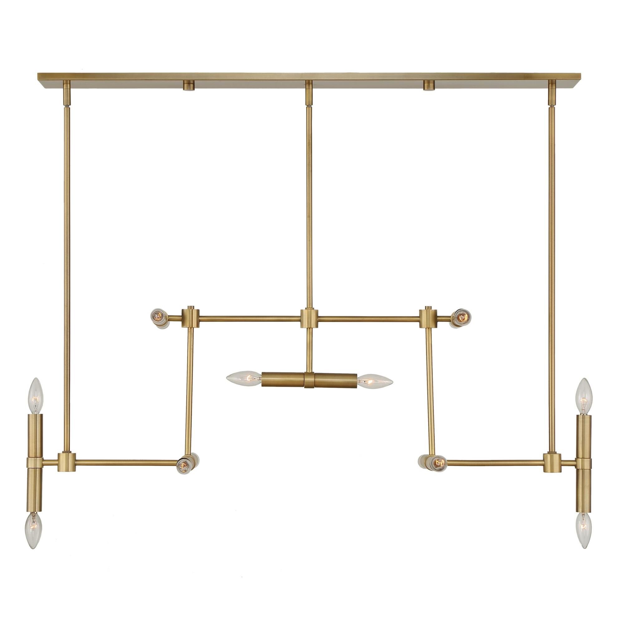 Sergio Orozco Designs Cadre 46 Inch Linear Suspension Light by Uttermost