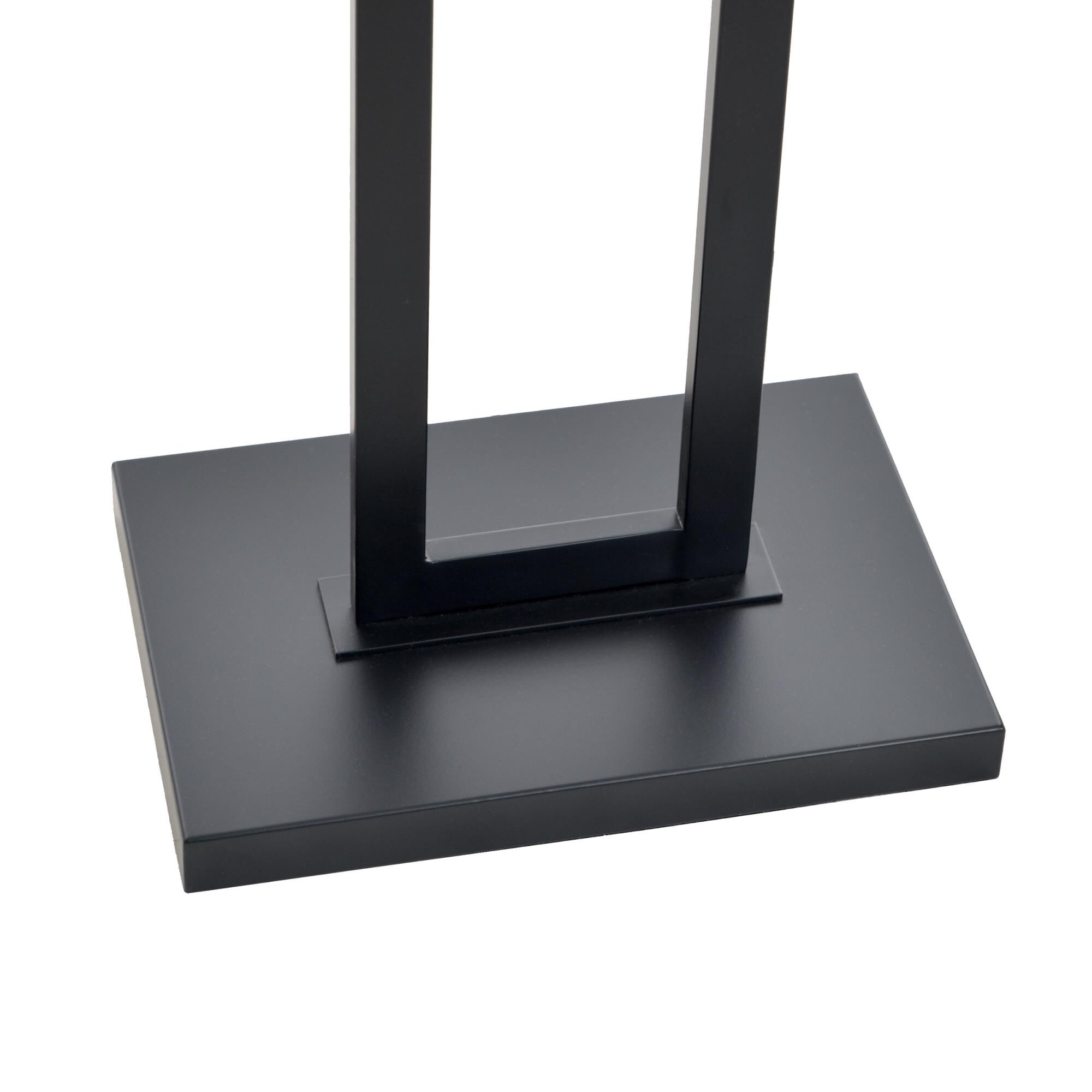 Shown in Black finish and Beige shade