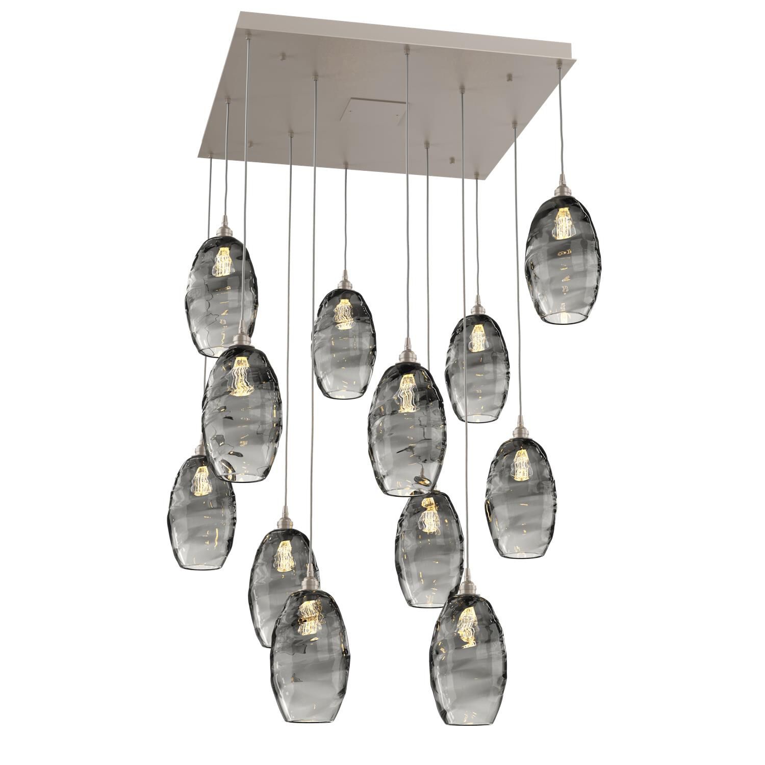 Ellisse 34 Inch 12 Light Multi Light Pendant by Hammerton Studio