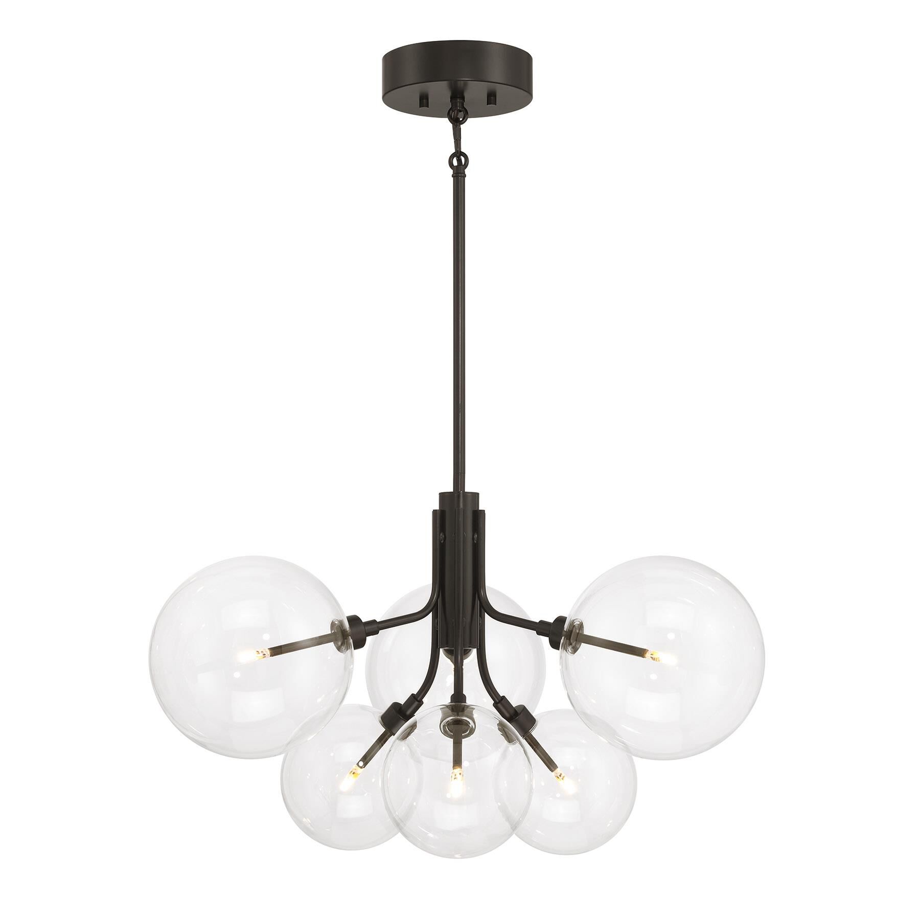 27 Inch Chandelier by Meridian Lighting