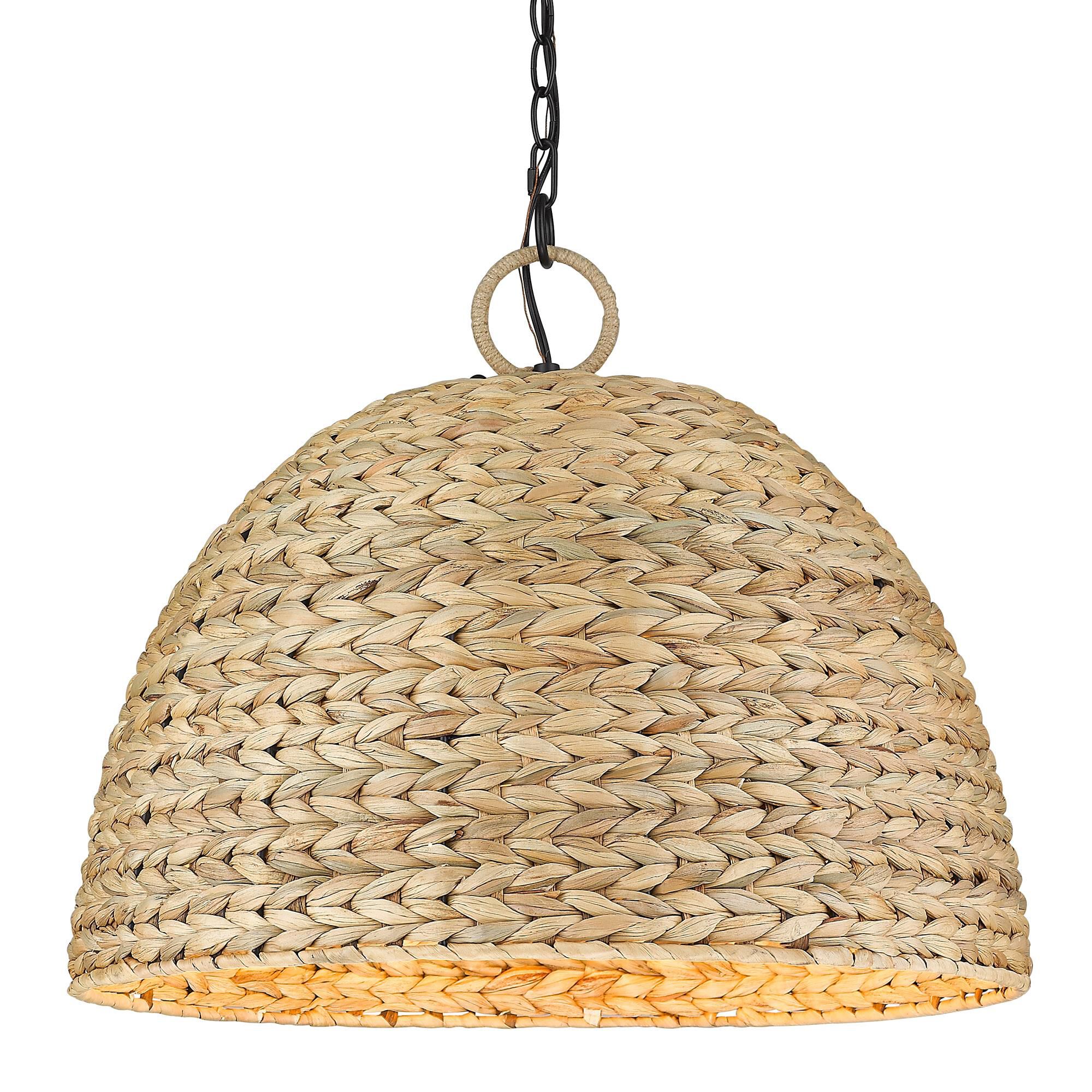 Rue 21 Inch Large Pendant by Golden Lighting