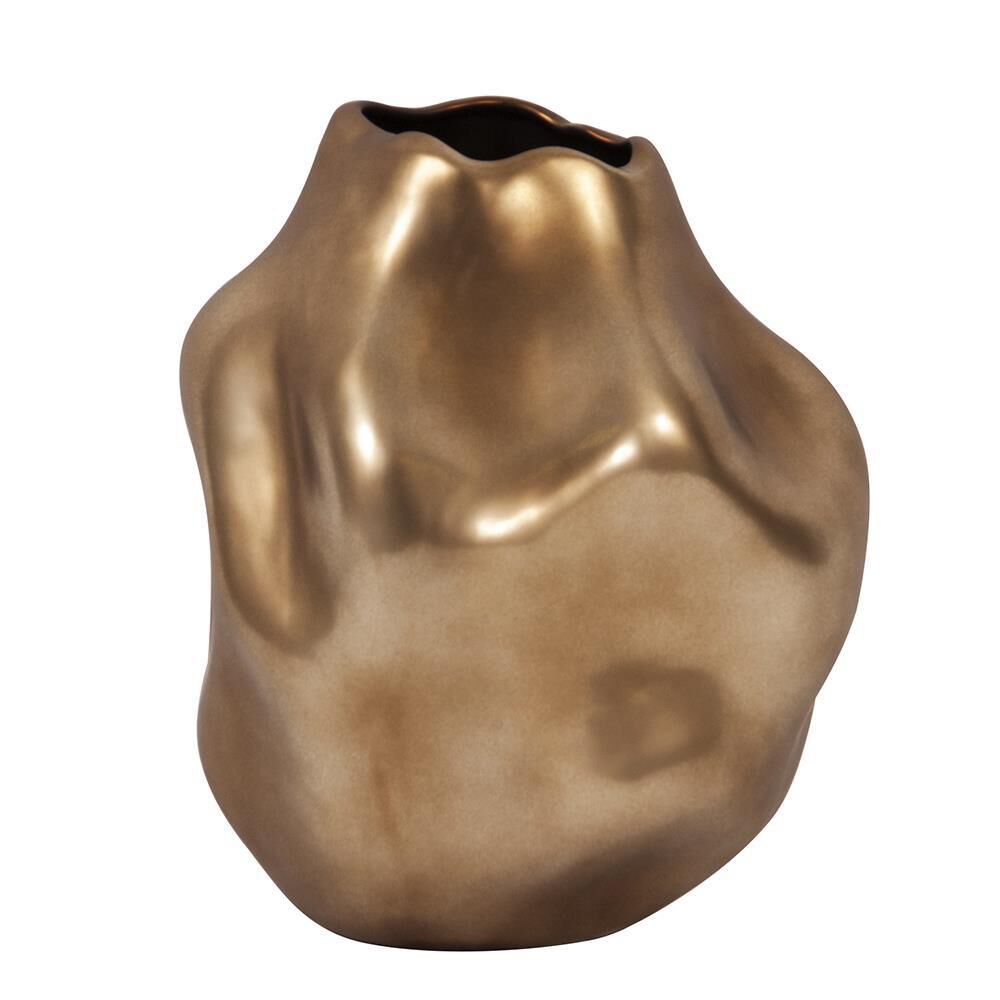 The Bronze Abstract Vase-Urn by Howard Elliott Collection