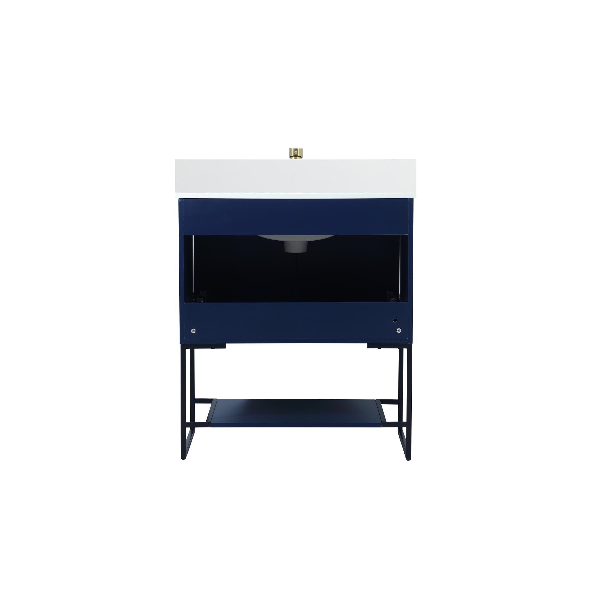 Shown in Blue finish