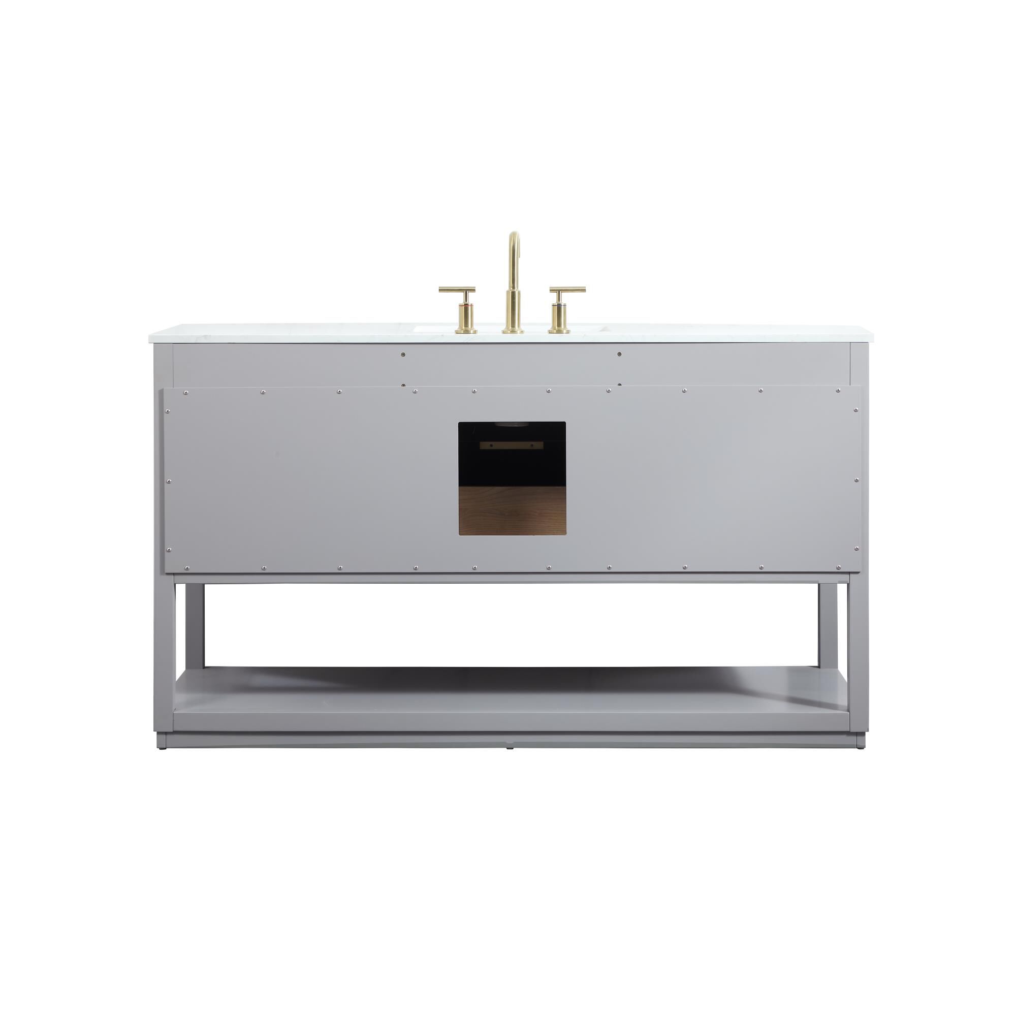 Shown in Grey finish