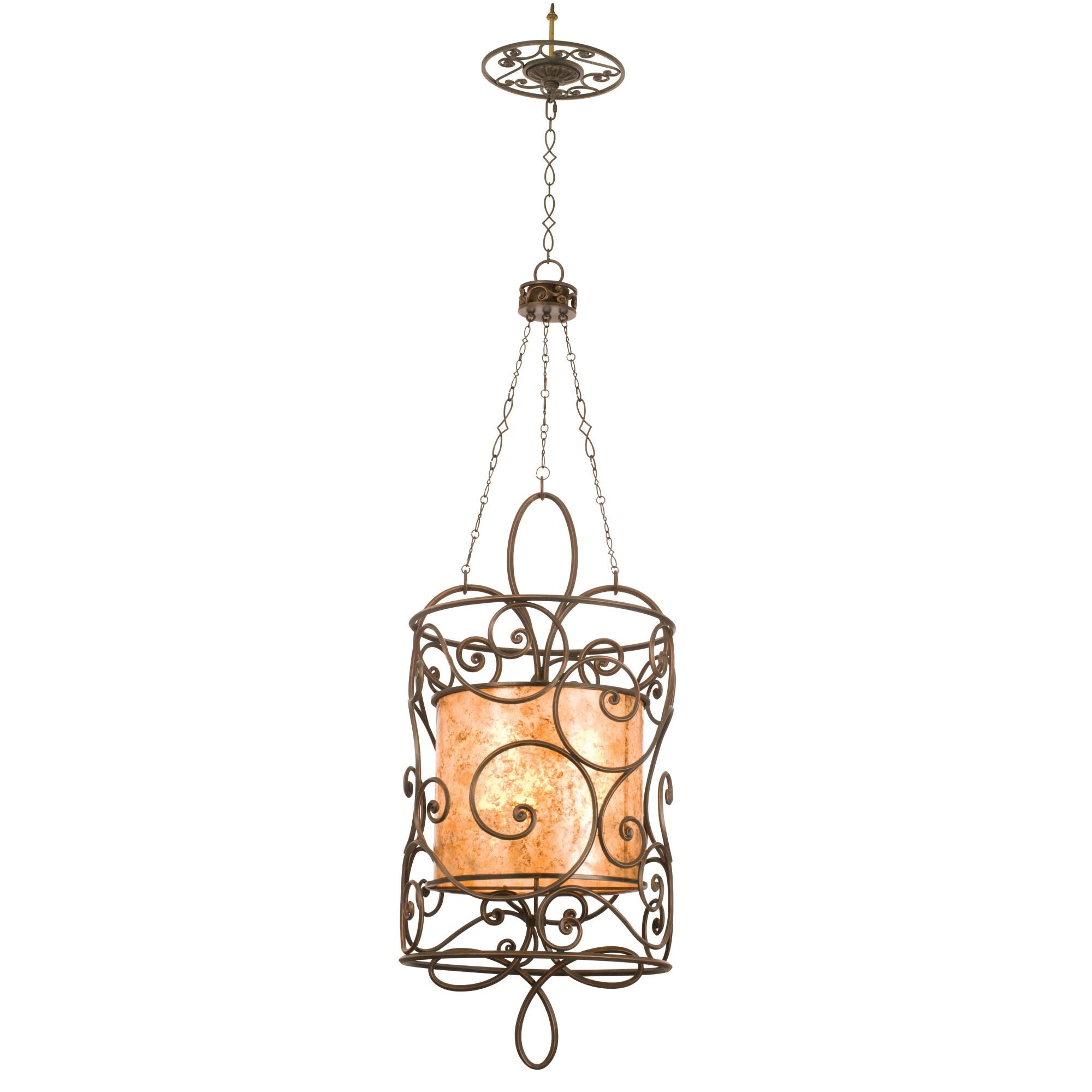Windsor 25 Inch Cage Pendant by Kalco Lighting