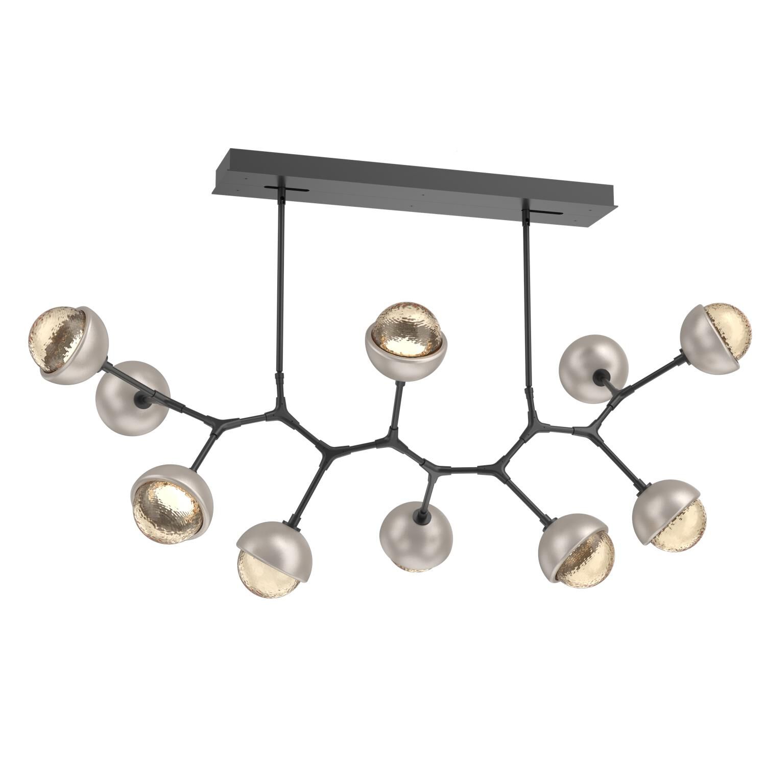 Levi Wilson Cabochon 56 Inch Linear Suspension Light by Hammerton Studio
