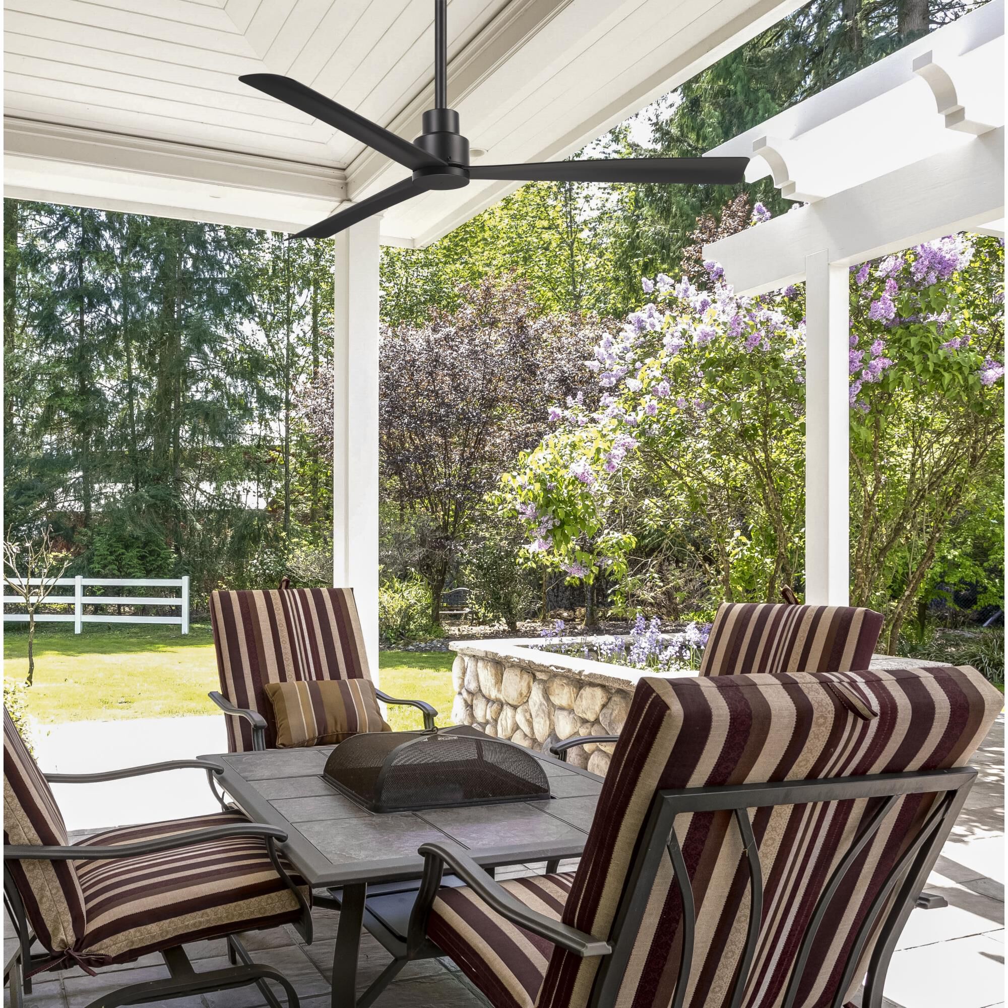 Simple Outdoor Rated 52 Inch Ceiling Fan by Minka Aire