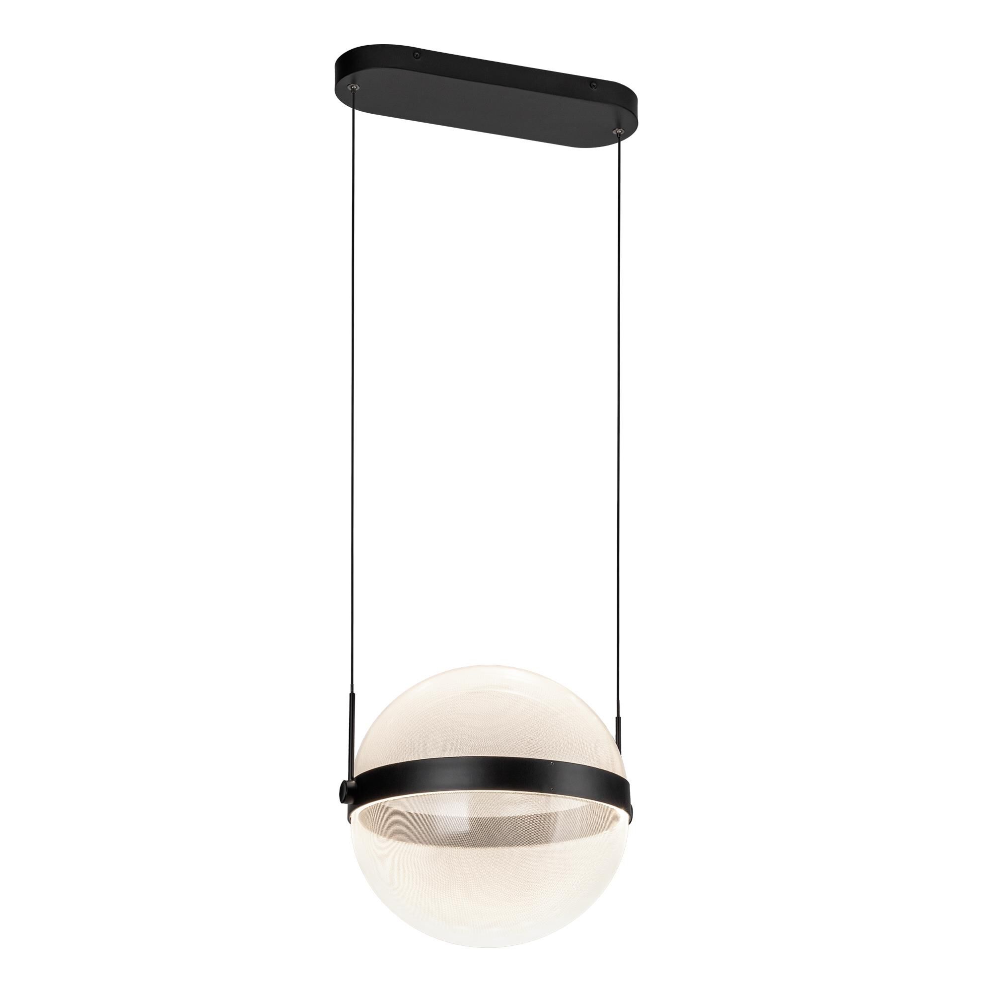 Shown in Black/Light Guide finish and Clear Acrylic Light Guide shade