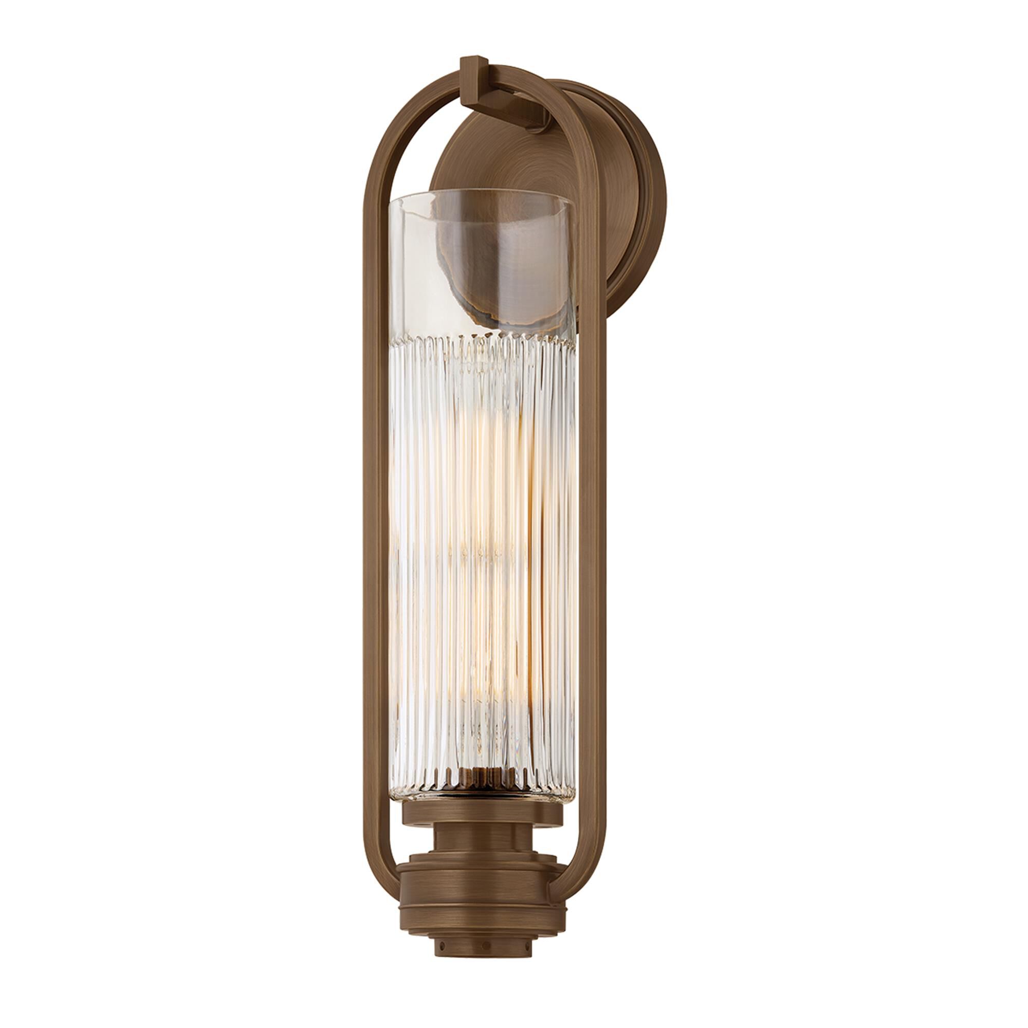 Shown in Historic Bronze finish and Clear Optic glass
