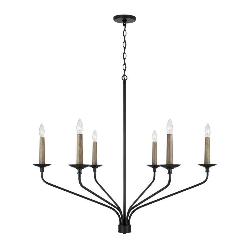 Wilder 41 Inch 6 Light Chandelier by Capital Lighting Fixture Company