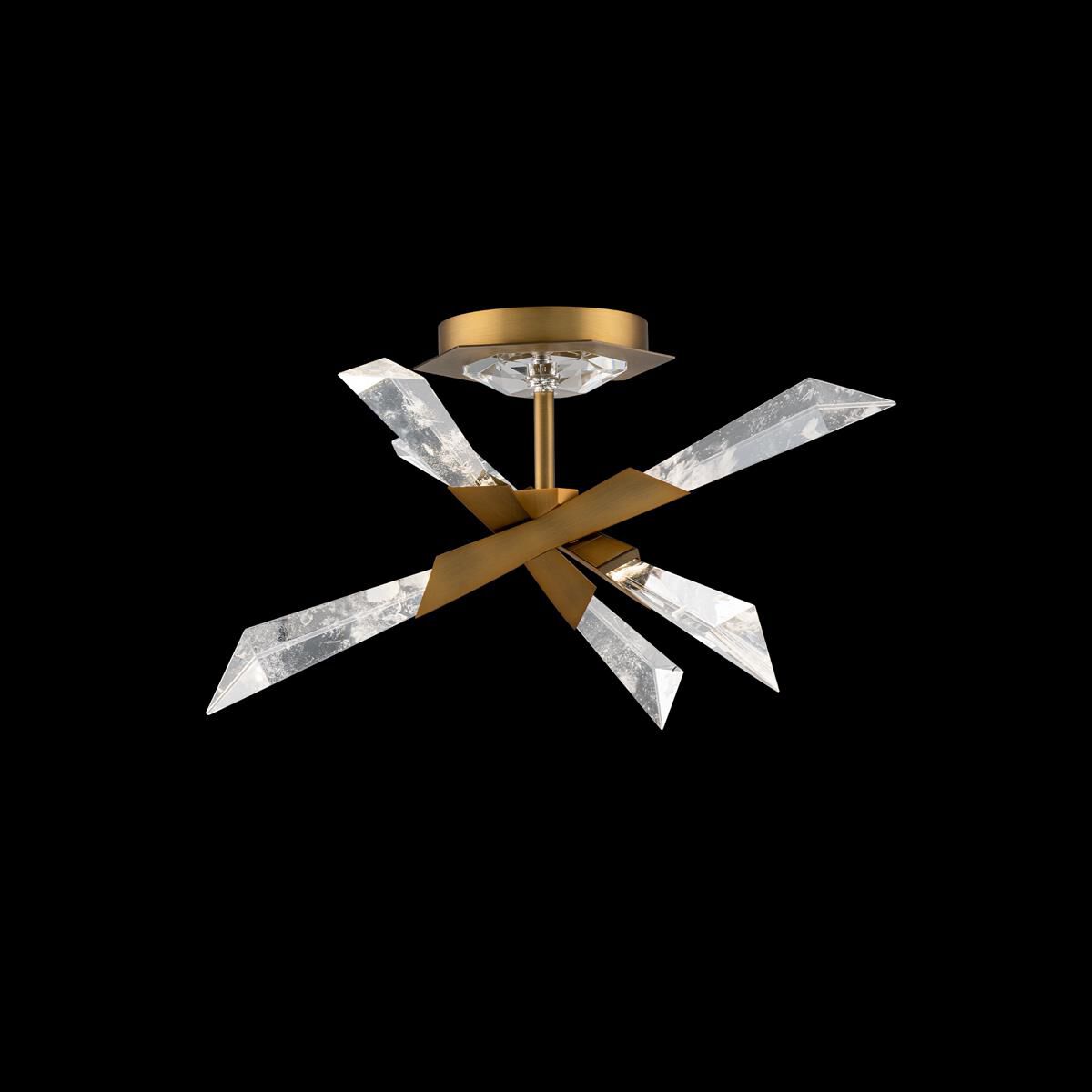 Solitude Semi Flush Mount by Schonbek Beyond