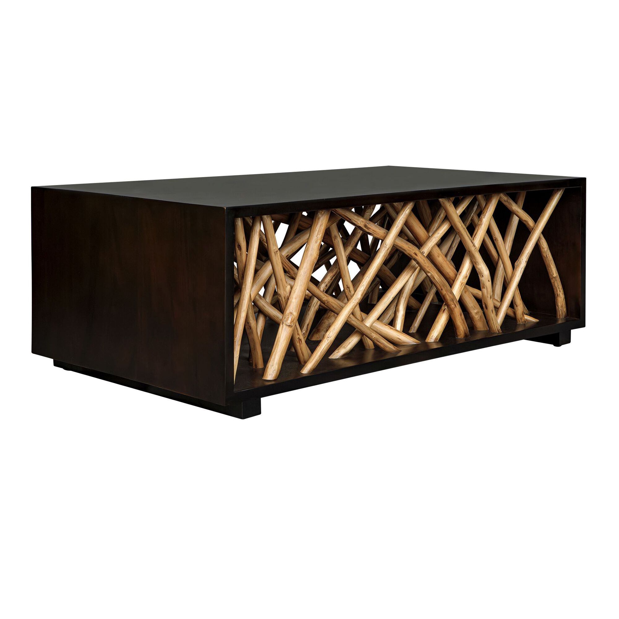 Teak Maze 48 Inch Coffee Table,