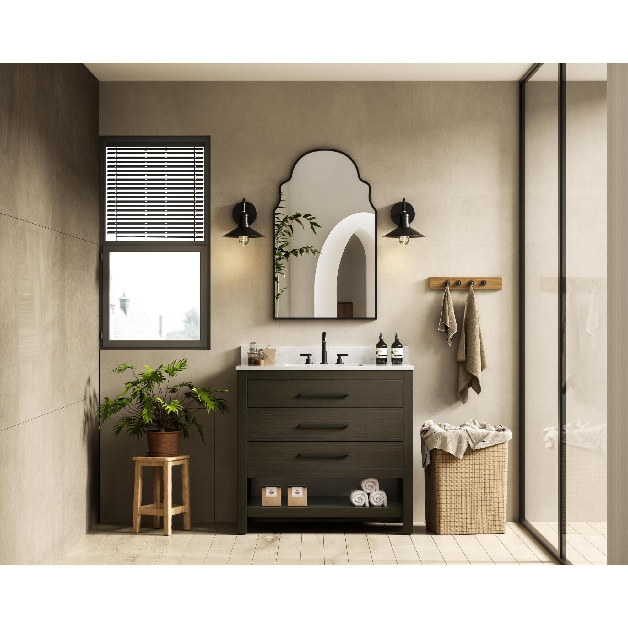 Karson 36 Inch Bath Vanity by Elegant Dcor